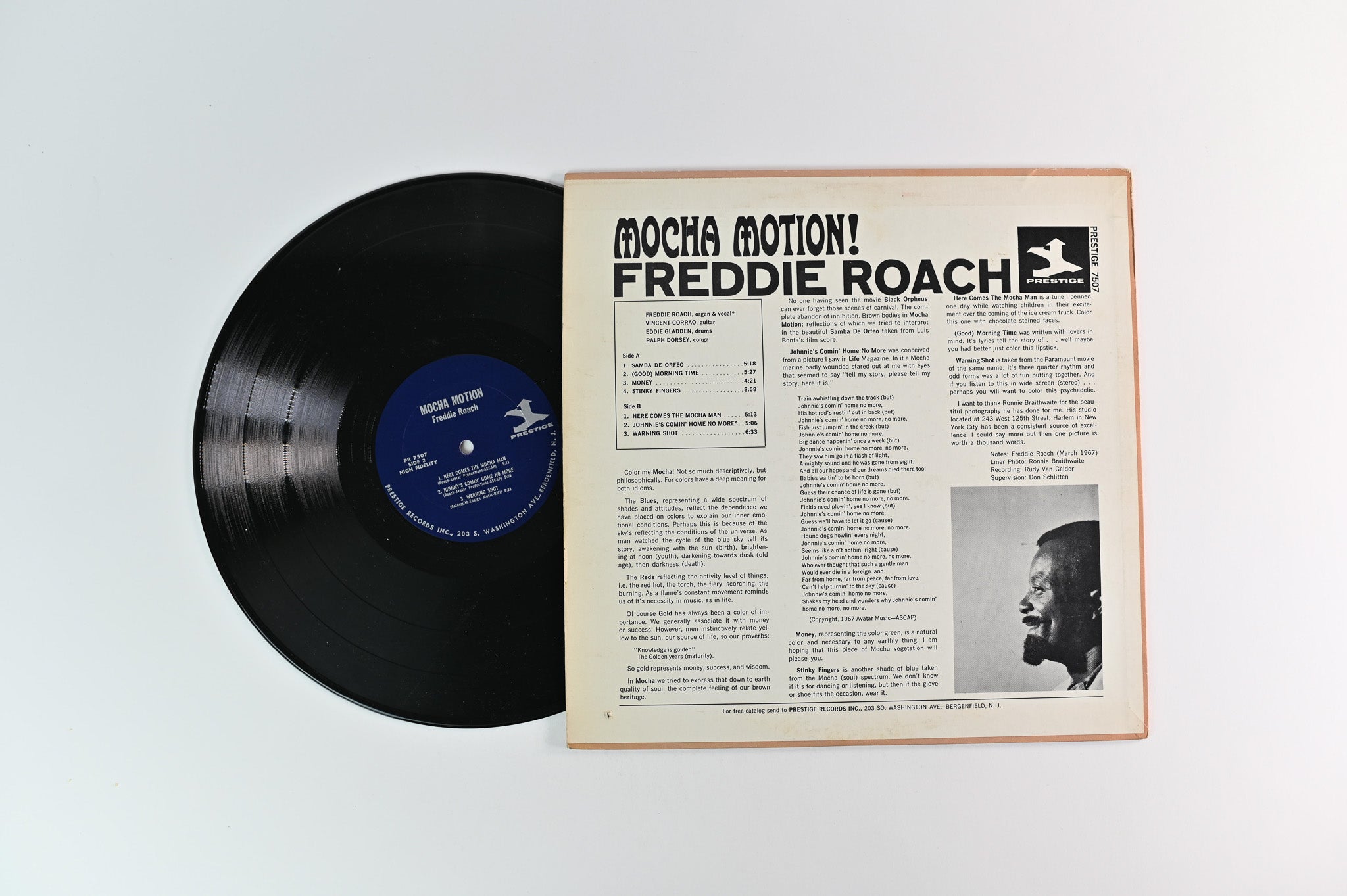 Freddie Roach - Mocha Motion! on Prestige Mono