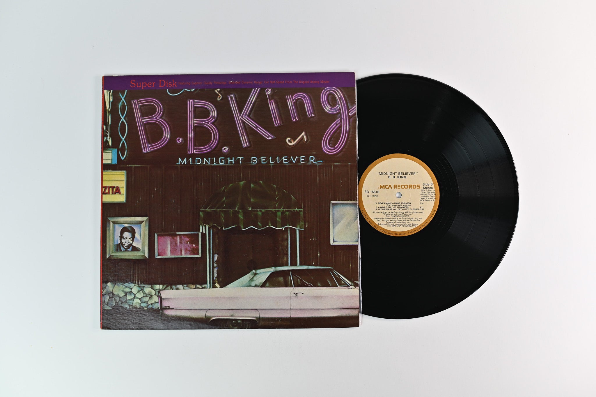 B.B. King - Midnight Believer on MCA Super Disk