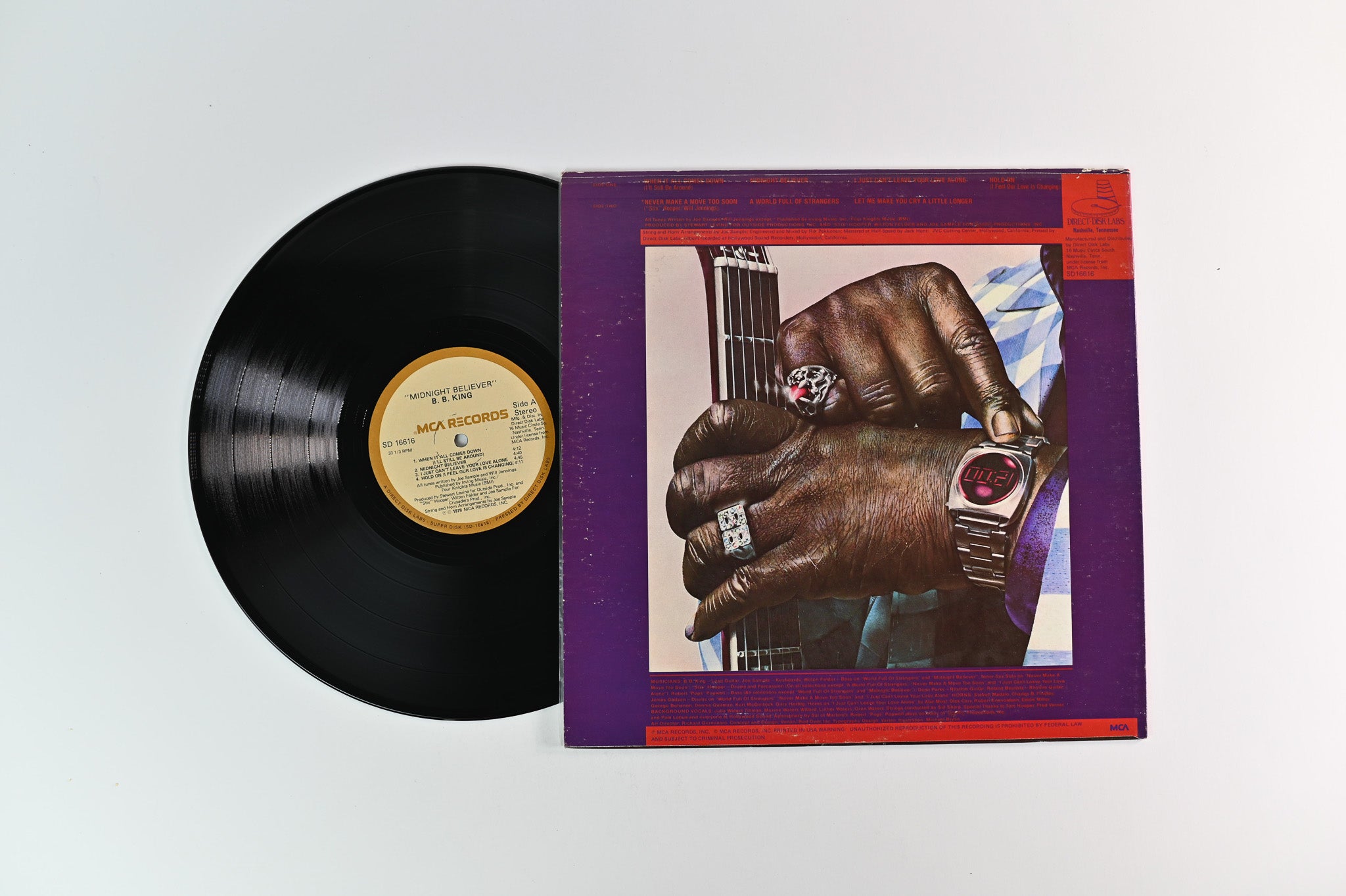 B.B. King - Midnight Believer on MCA Super Disk