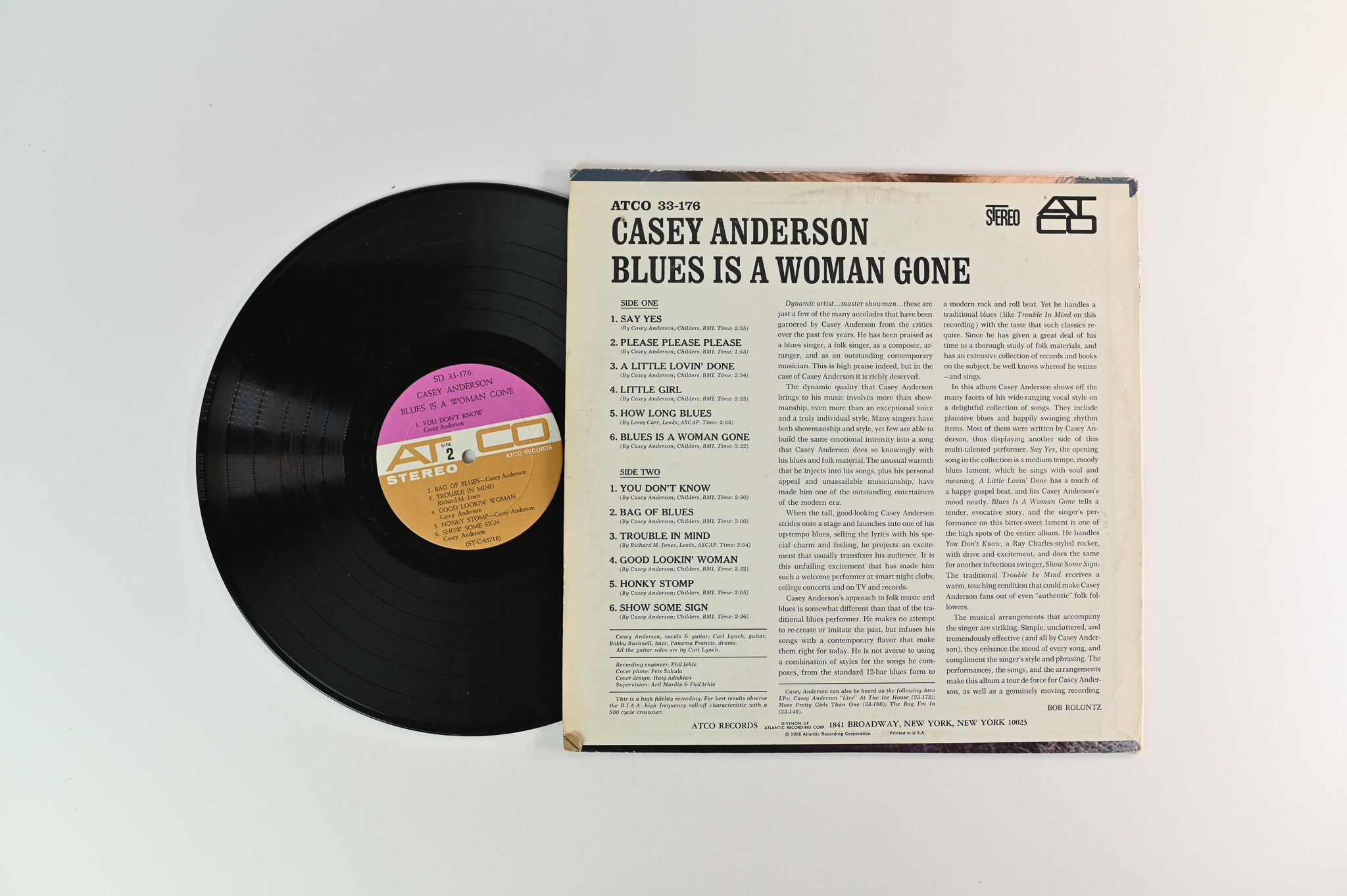 Casey Anderson - Blues Is A Woman Gone on Atco Stereo