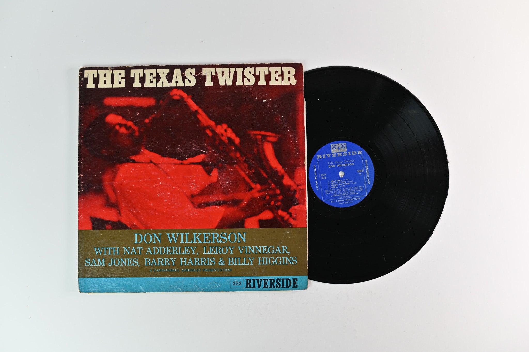 Don Wilkerson - The Texas Twister on Riverside Mono Deep Groove