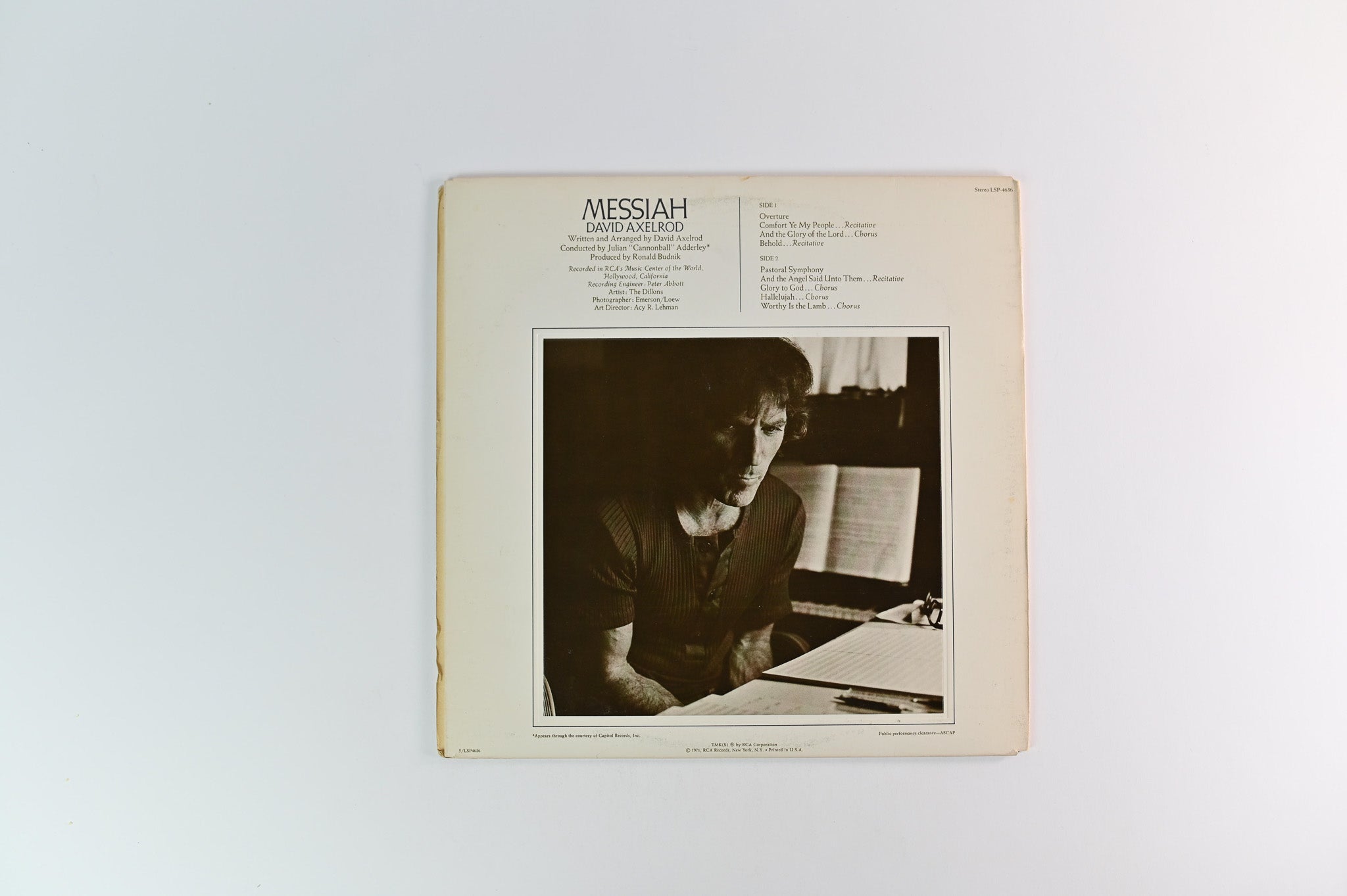David Axelrod - David Axelrod's Rock Interpretation Of Handel's Messiah on RCA