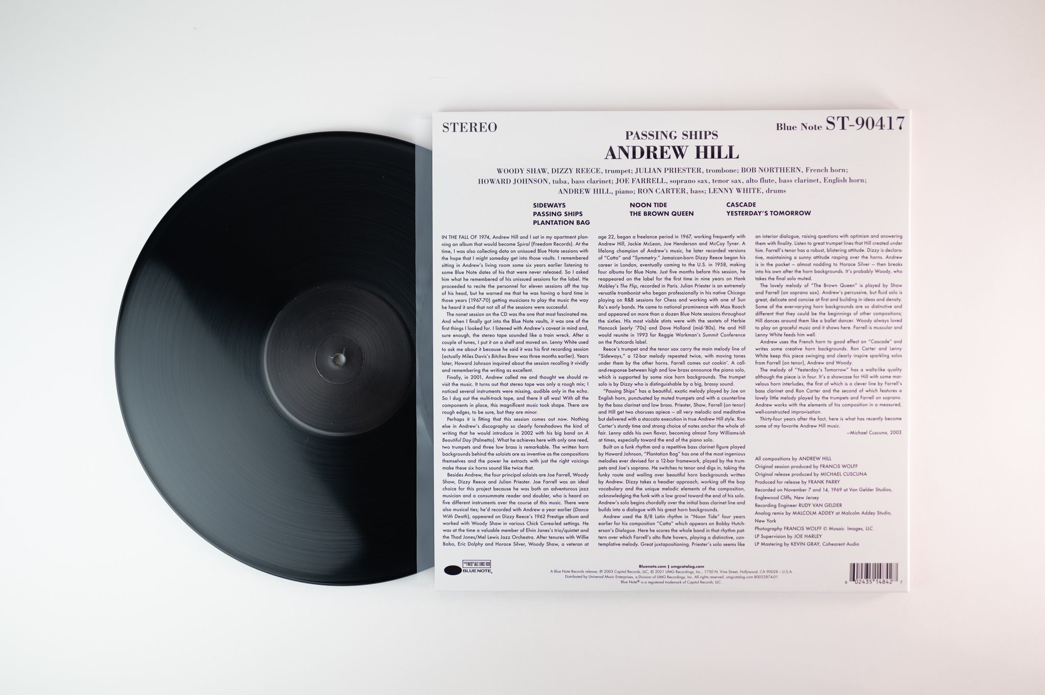 Andrew Hill - Passing Ships on Blue Note 180 Gram Tone Poet Reissue