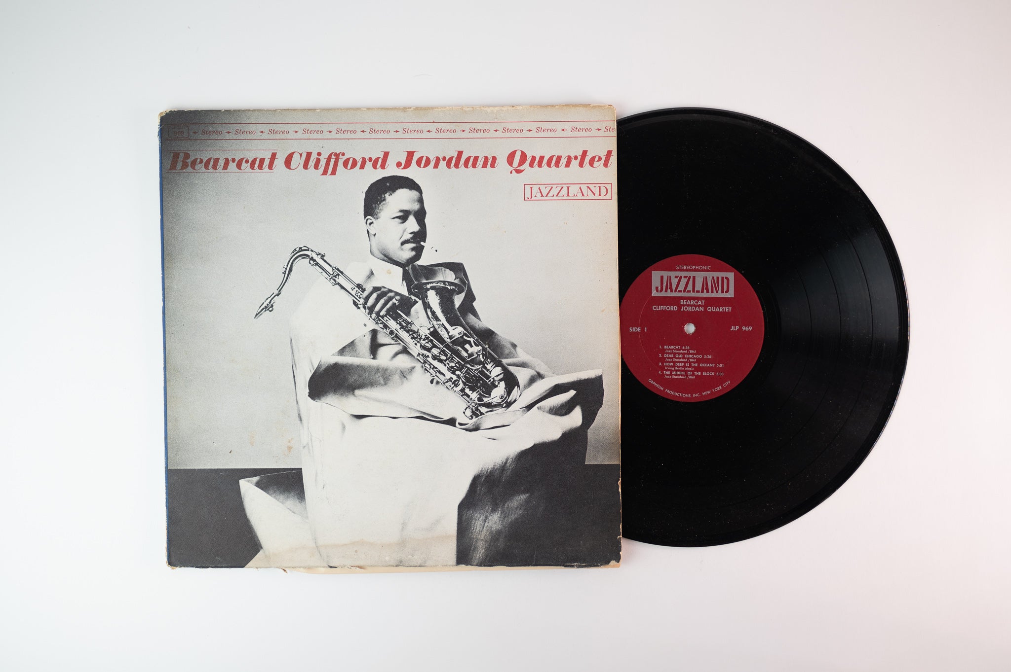 Clifford Jordan Quartet - Bearcat on Jazzland Stereo Orpheum Productions