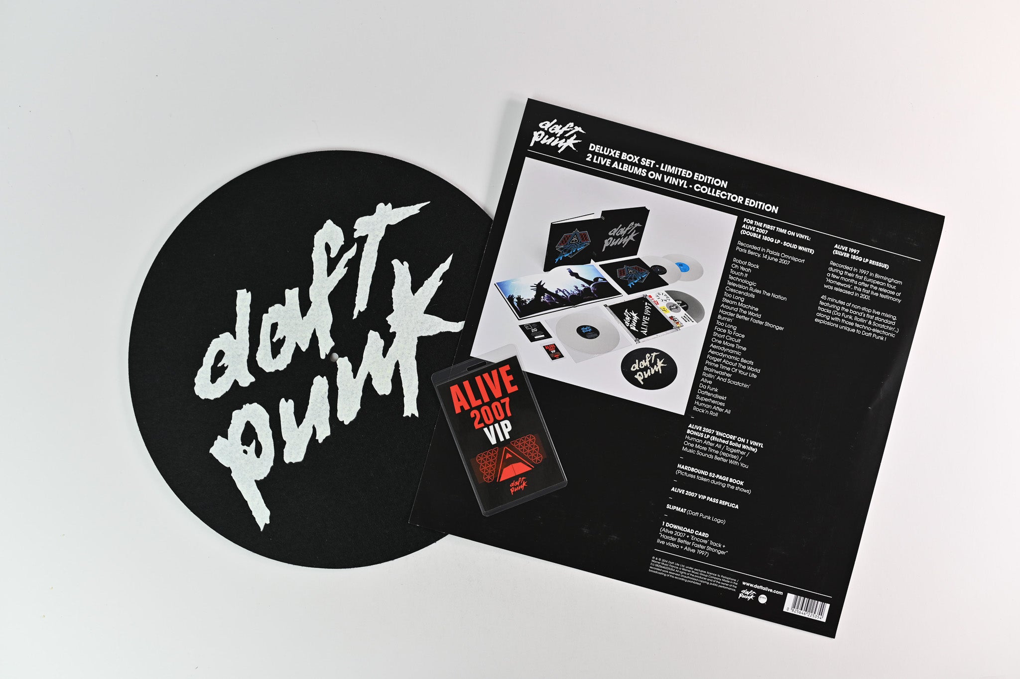 Daft Punk - Alive 1997 + Alive 2007 on Atlantic Limited Deluxe Edition Box Set