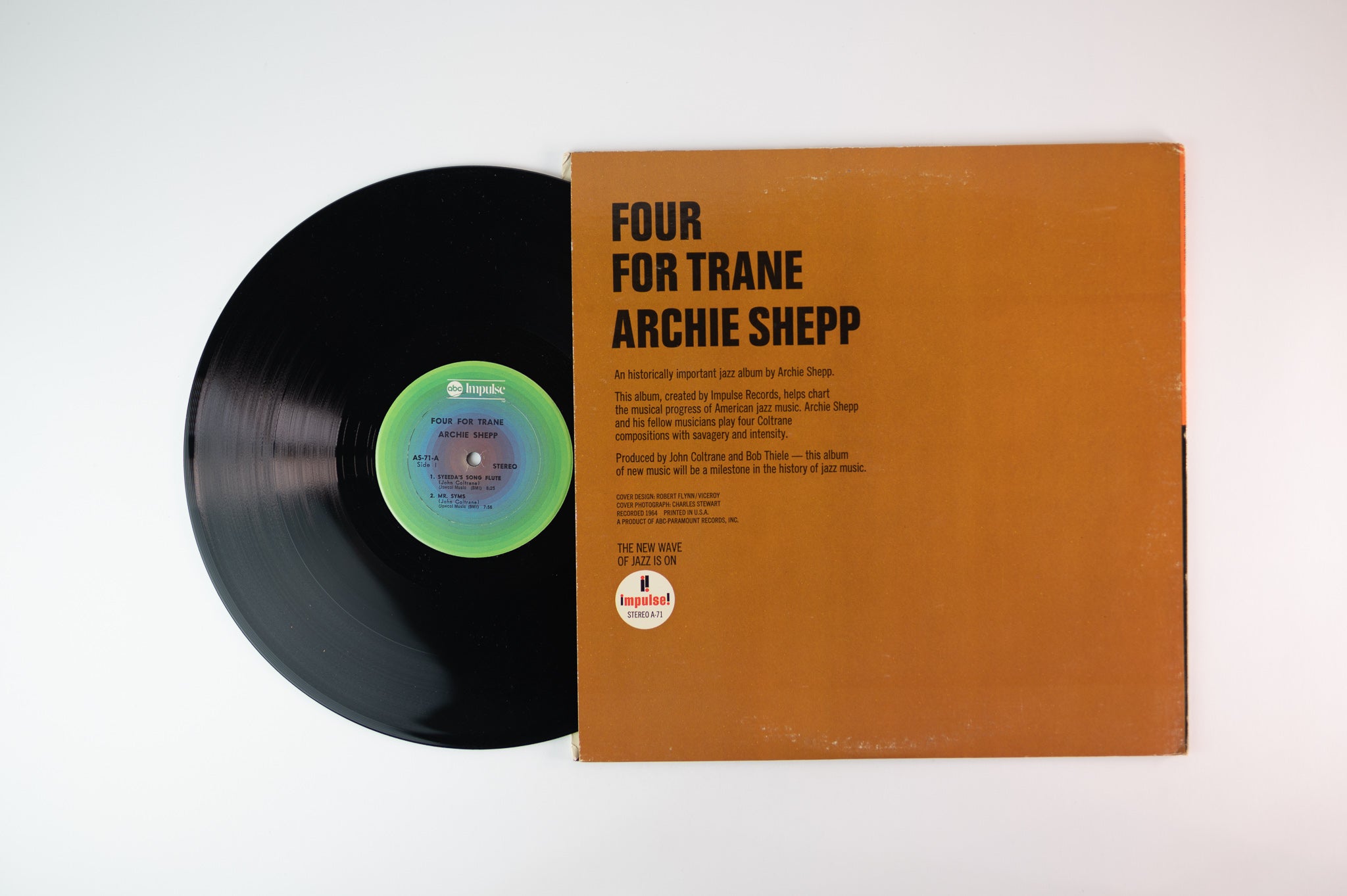 Archie Shepp - Four For Trane on ABC Impluse 1975 Reissue