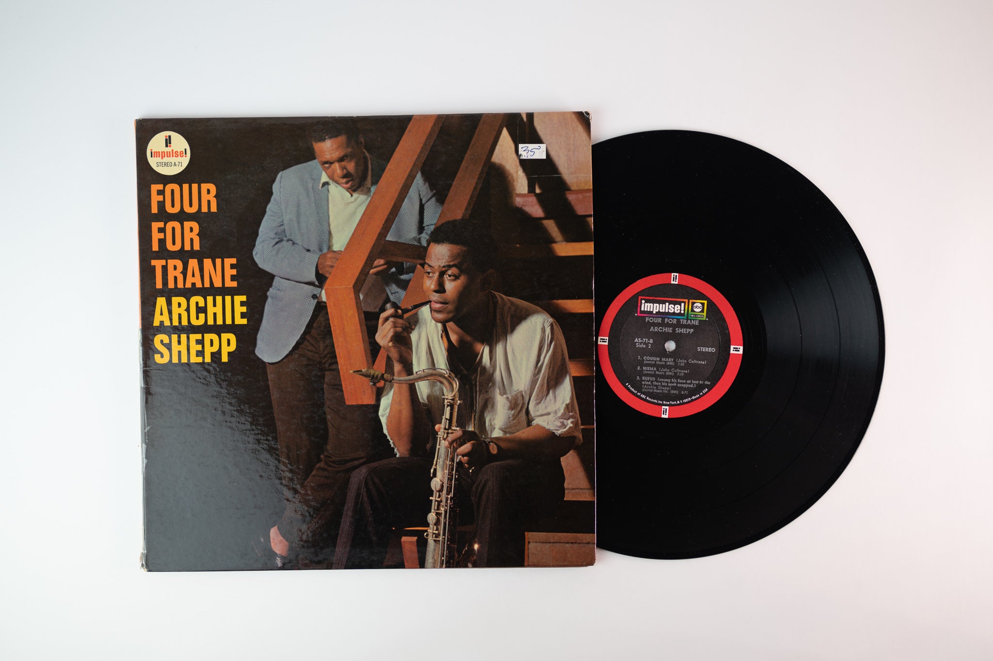 Archie Shepp - Four For Trane on ABC Impulse 1968 Second Pressing