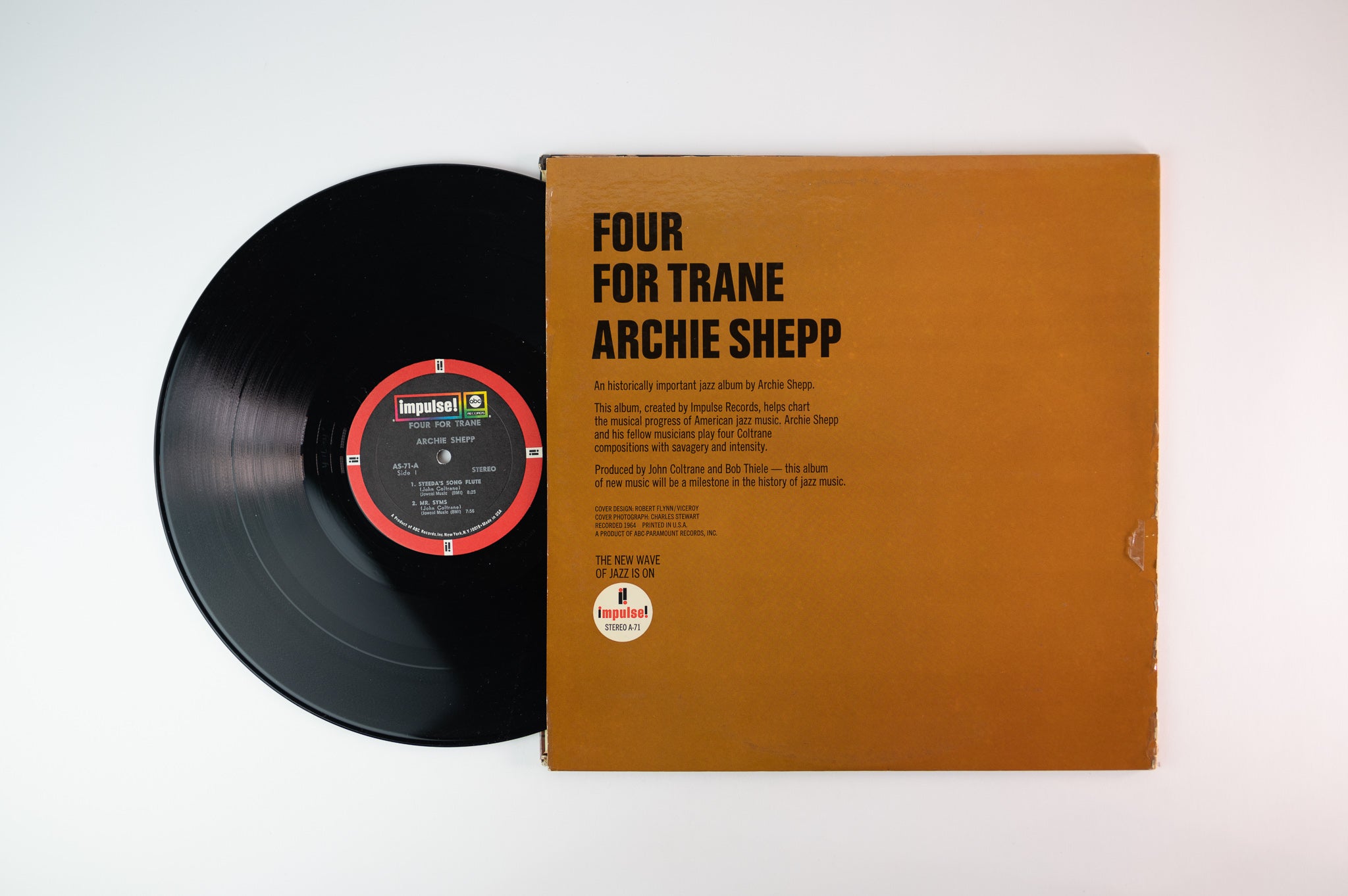 Archie Shepp - Four For Trane on ABC Impulse 1968 Second Pressing