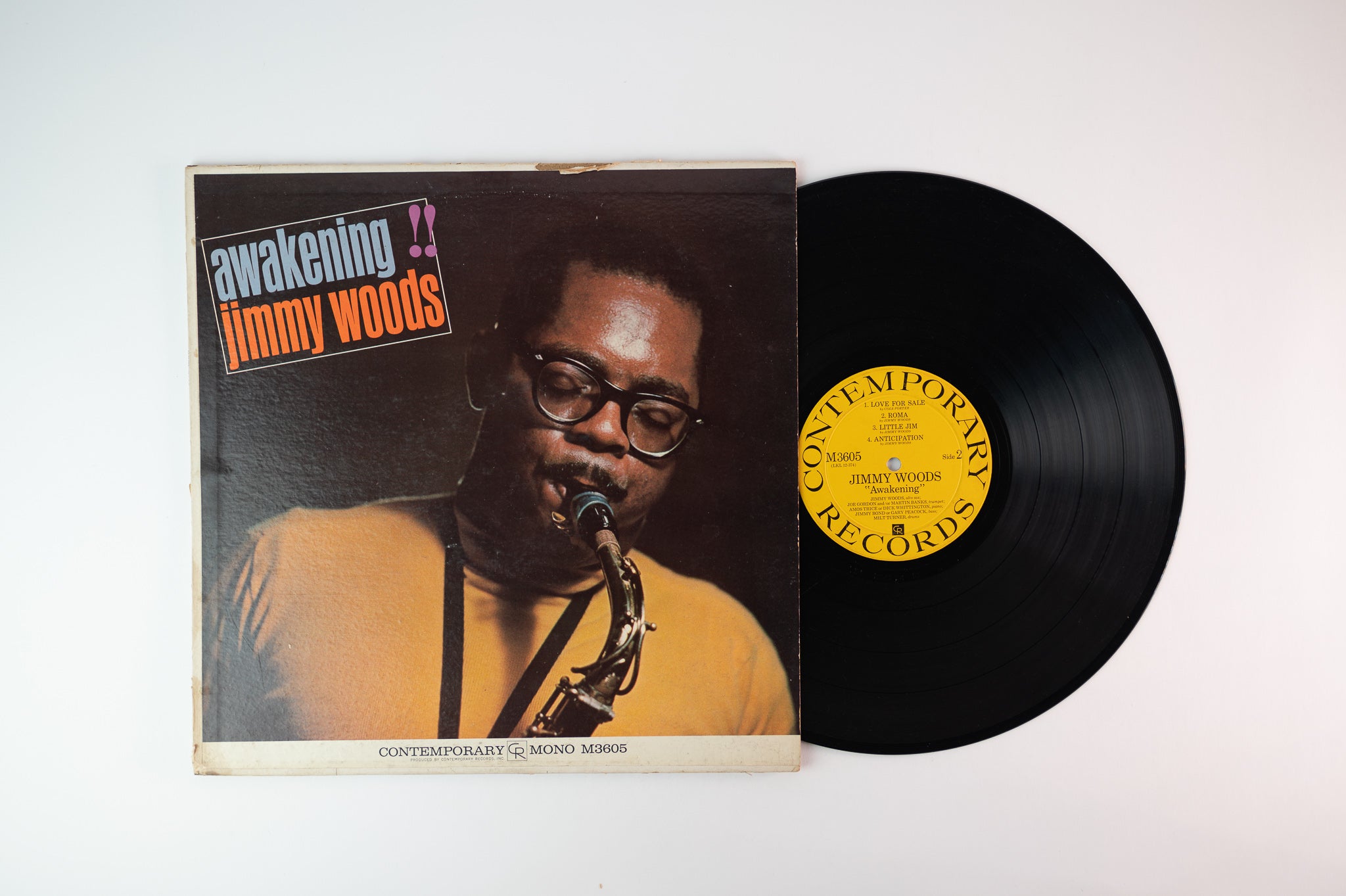 Jimmy Woods - Awakening!! on Contemporary Mono Deep Groove
