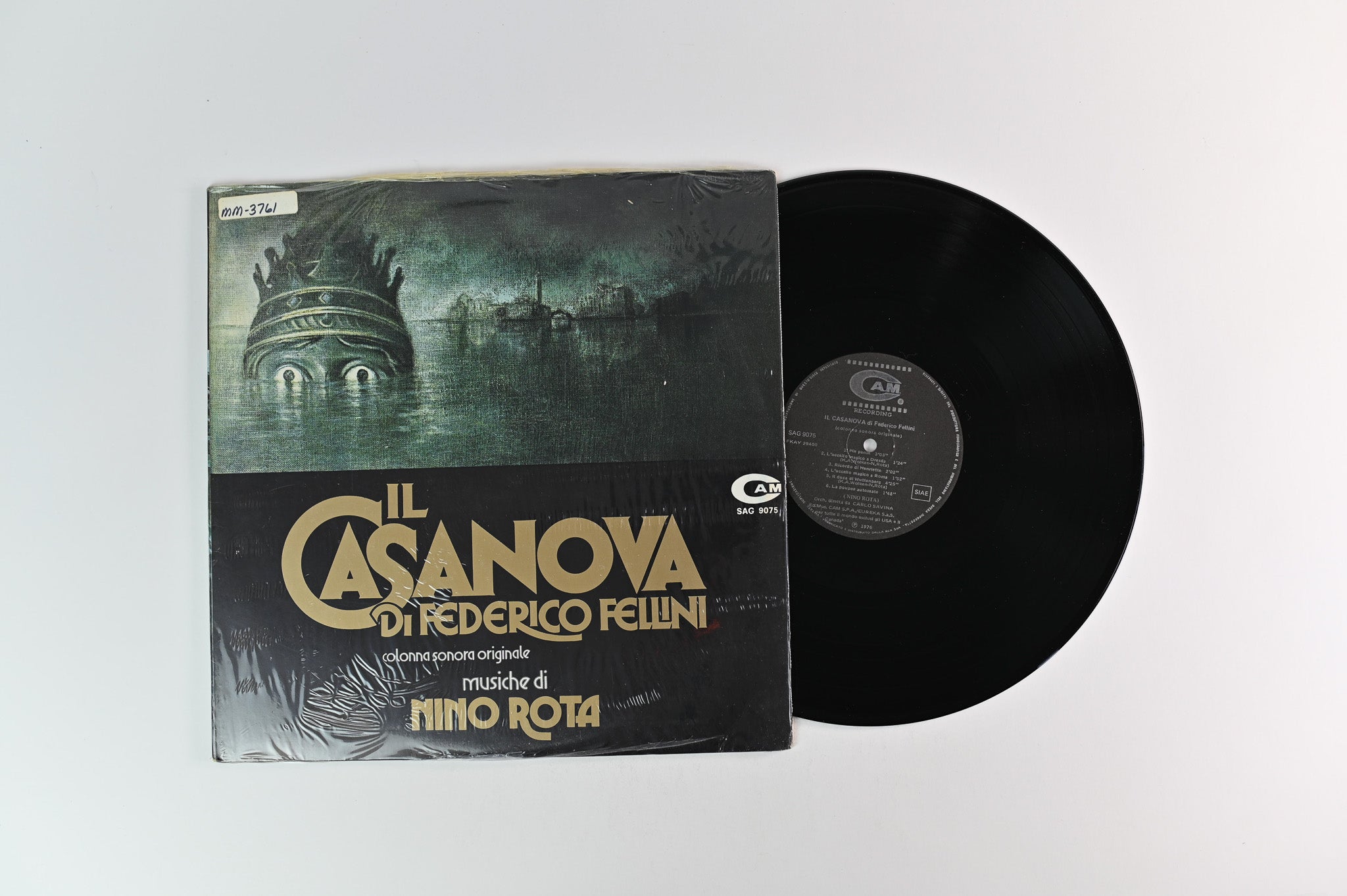 Nino Rota - Il Casanova Di Federico Fellini on Cam Italian Pressing