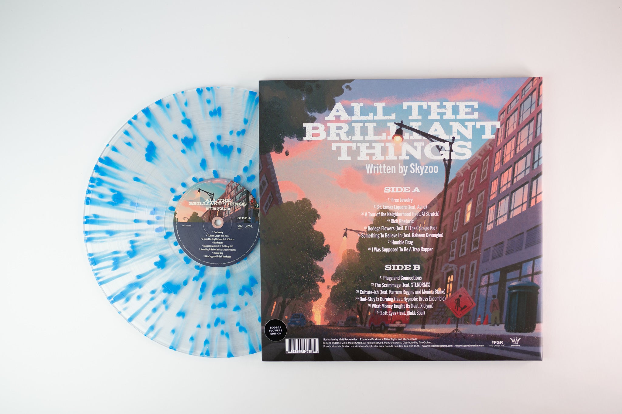 Skyzoo - All The Brilliant Things on Mello Music Bodega Flowers Colored Vinyl