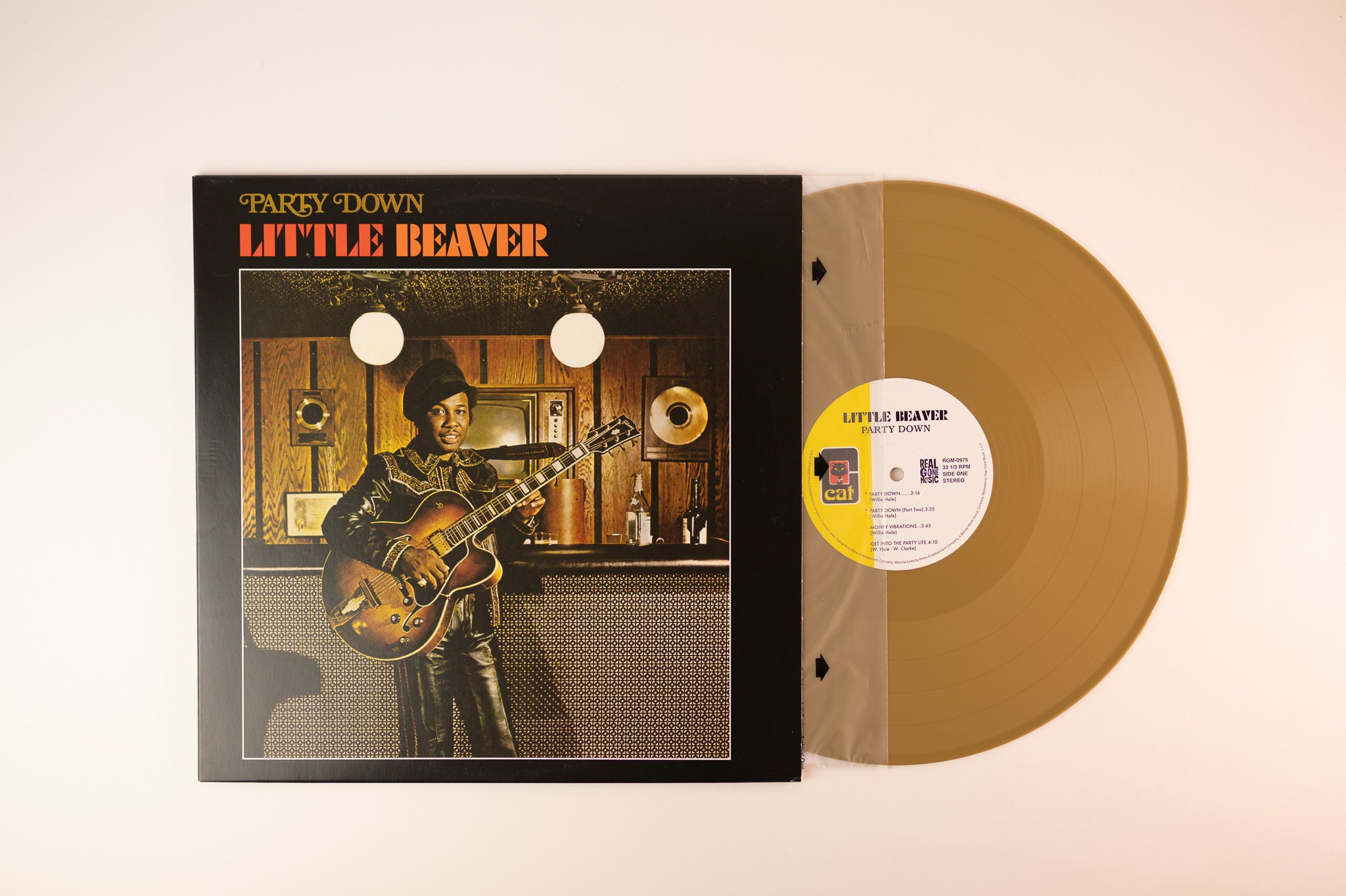 Little Beaver - Party Down on Real Gone Gold Vinyl Reissue