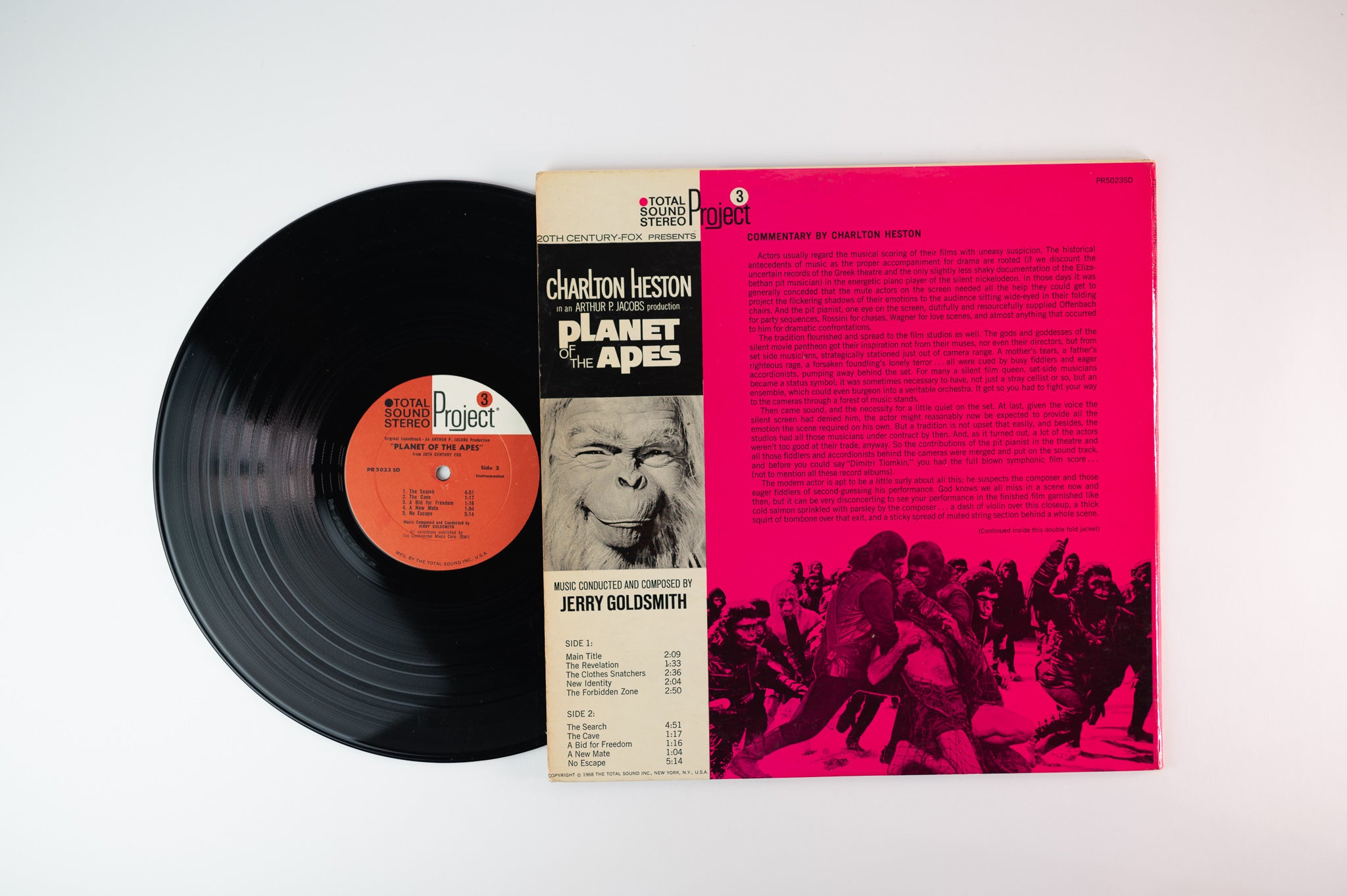 Jerry Goldsmith - Planet Of The Apes (Original Motion Picture Soundtrack) on Project 3