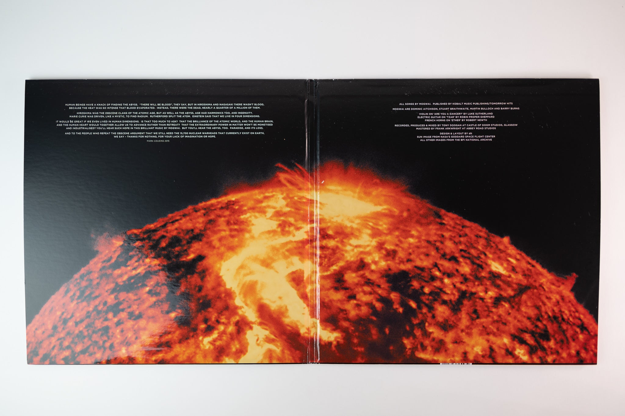 Mogwai - Atomic on Temporary Residence Limited Orange Swirl Black Swirl Colored Vinyl