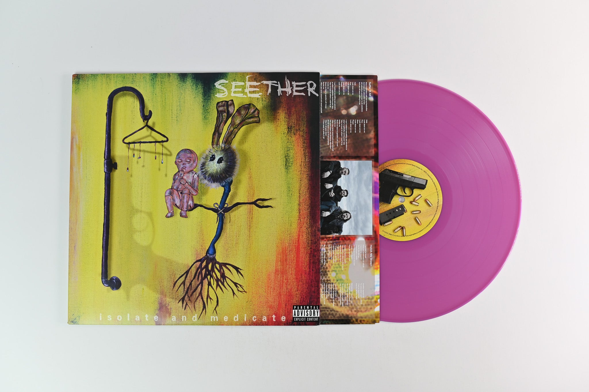 Seether - Isolate And Medicate on Bicycle Music Company Lavender Vinyl Reissue