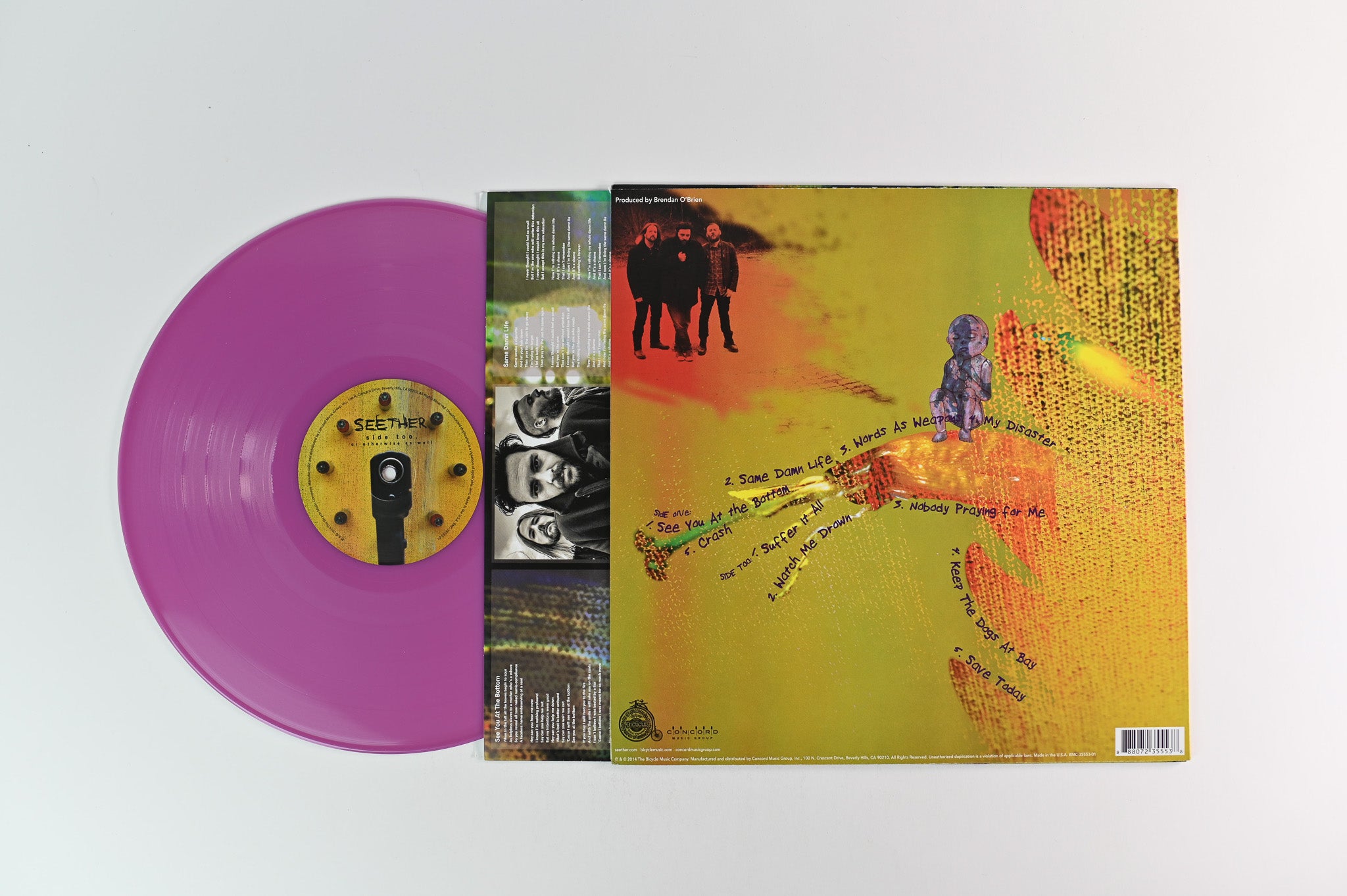 Seether - Isolate And Medicate on Bicycle Music Company Lavender Vinyl Reissue