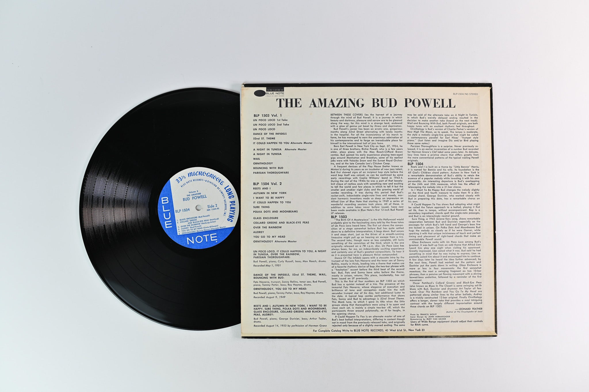 Bud Powell - The Amazing Bud Powell, Volume 2 Mono Liberty