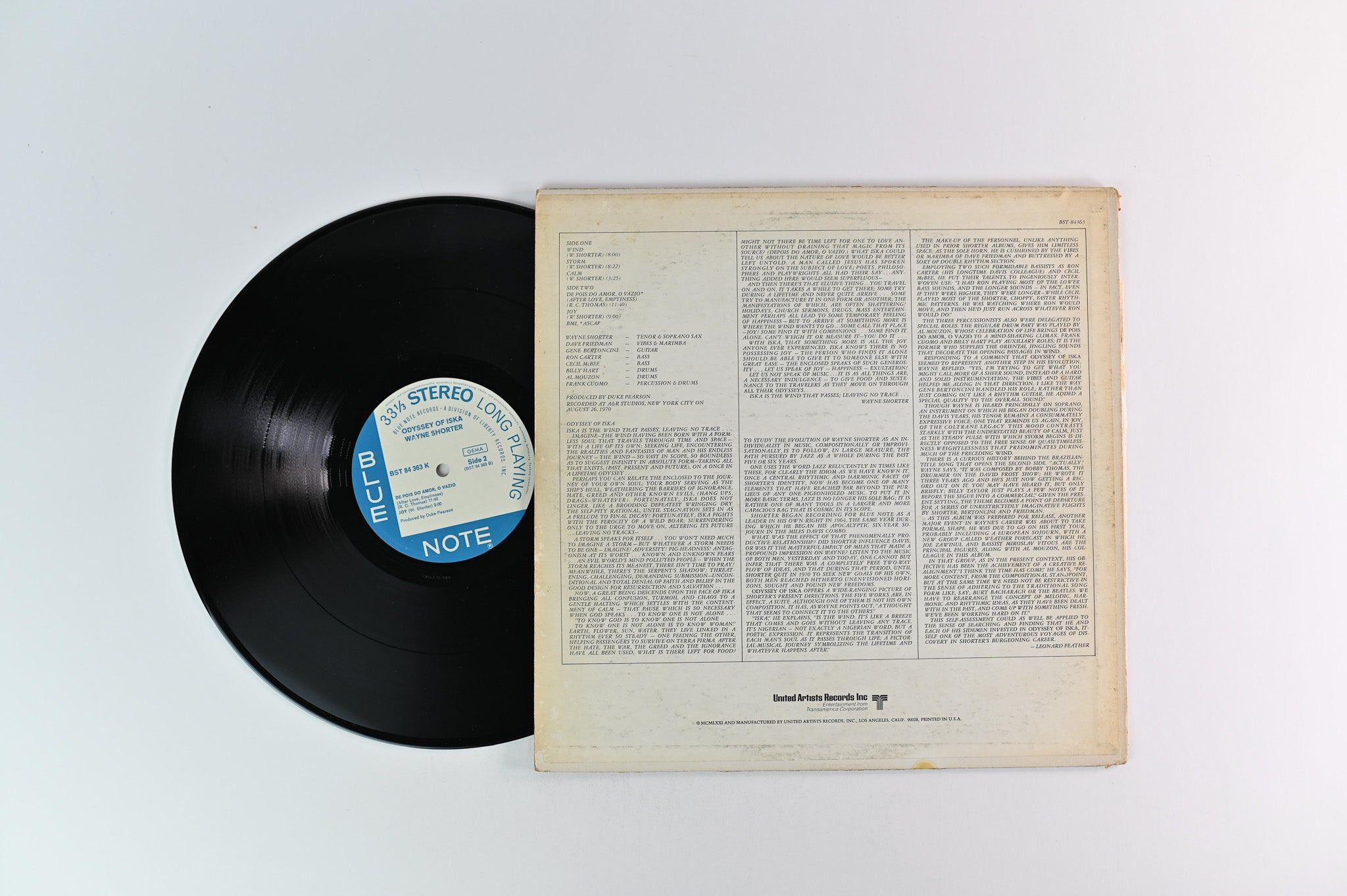 Wayne Shorter - Odyssey Of Iska on Blue Note German Press