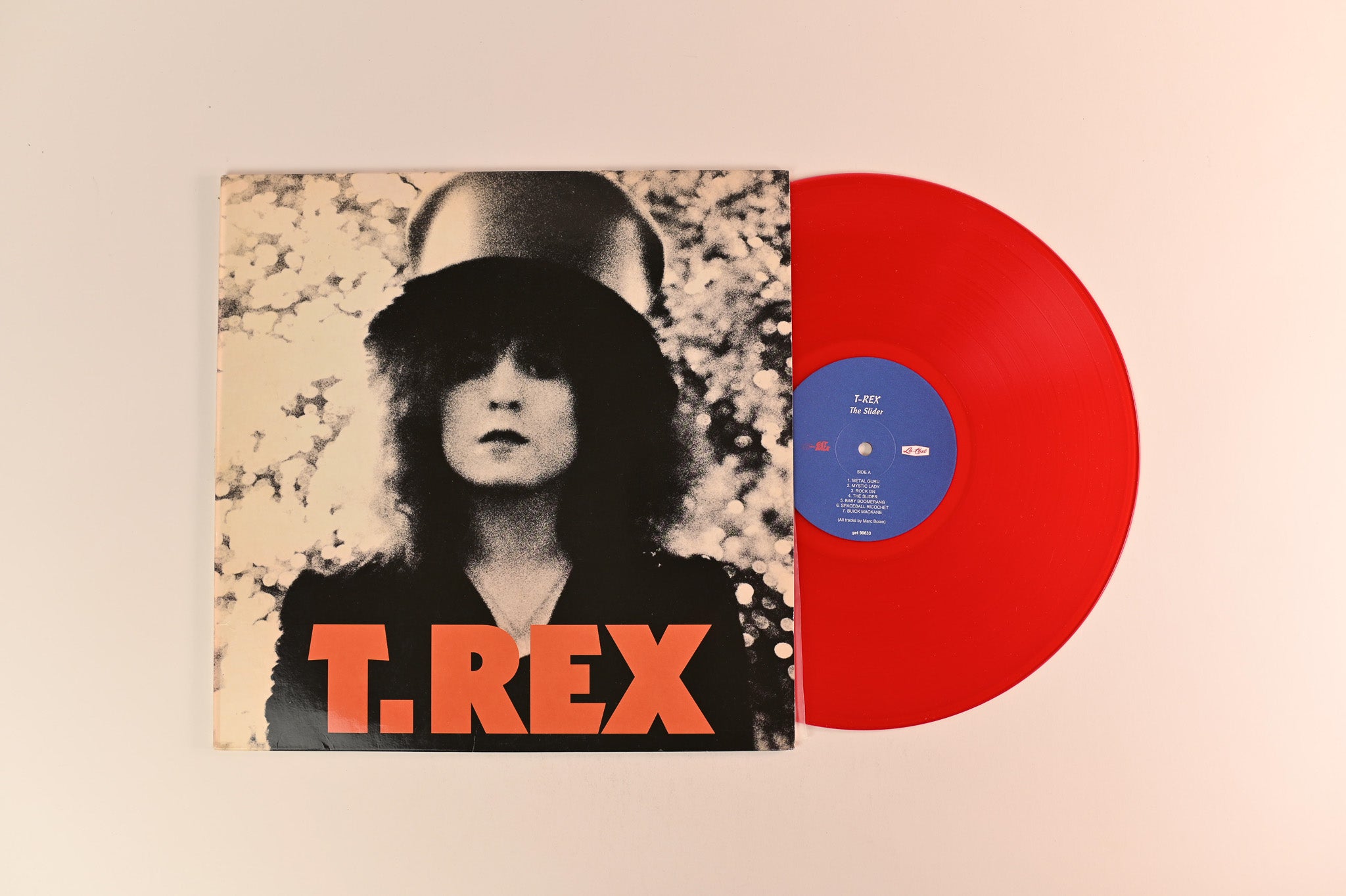 T. Rex - The Slider on Get Back Red Vinyl Italian Reissue