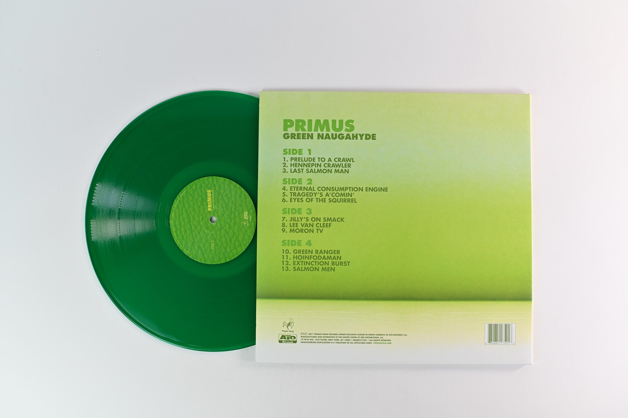 Primus - Green Naugahyde on Prawn Song ATO Green Vinyl