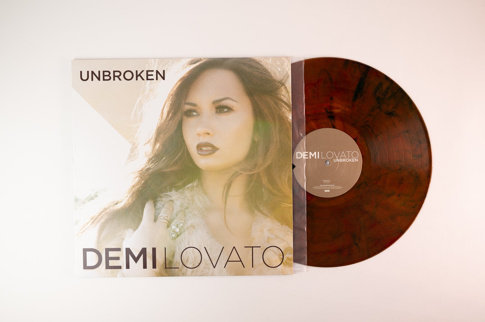 Demi Lovato - Unbroken on Hollywood Limted Lava Mix Color Vinyl