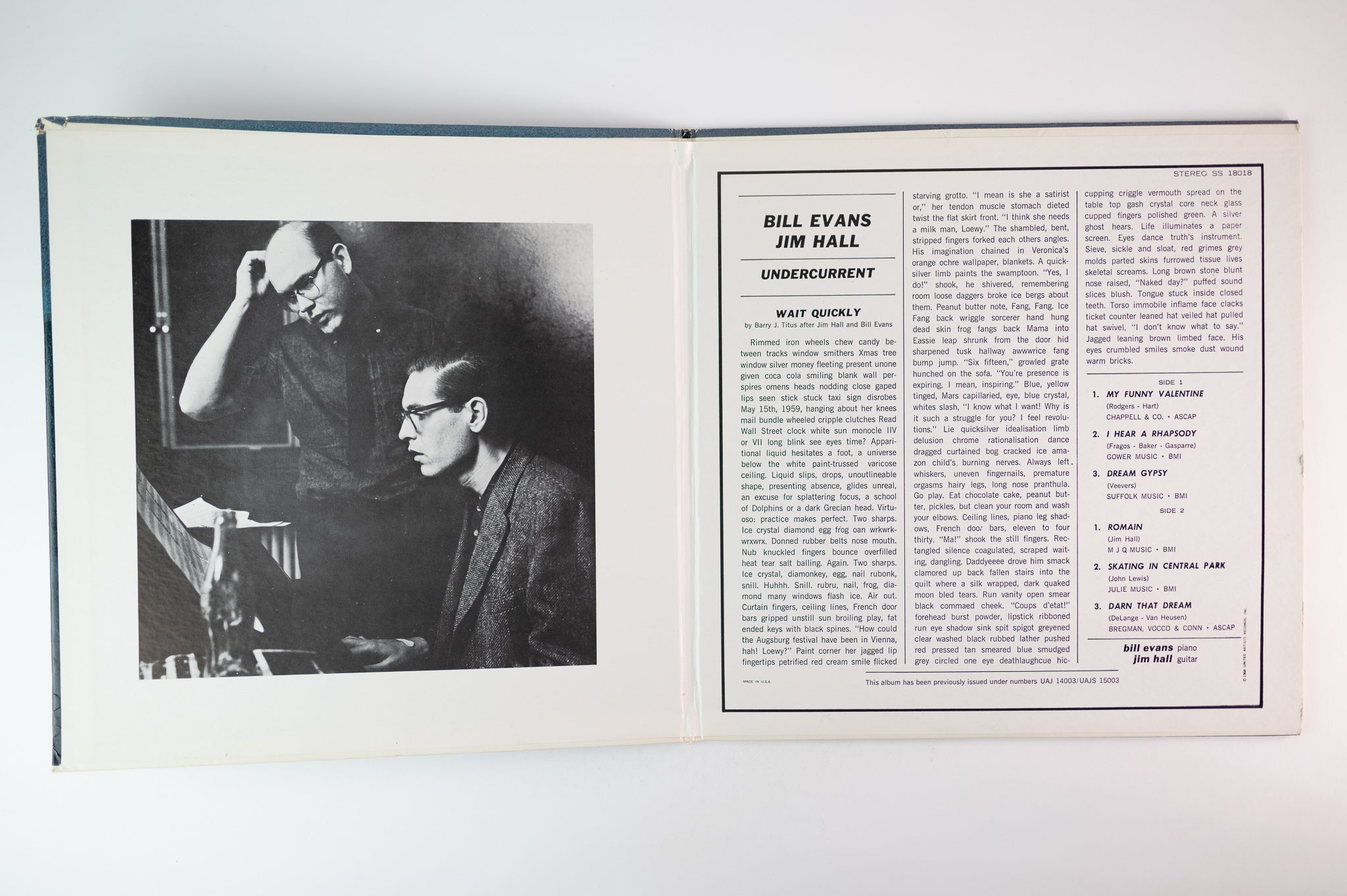 Bill Evans - Undercurrent on Solid State Stereo