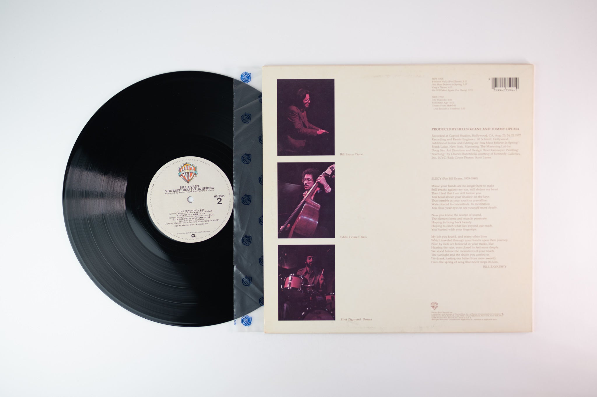 Bill Evans - You Must Believe In Spring on Warner Bros
