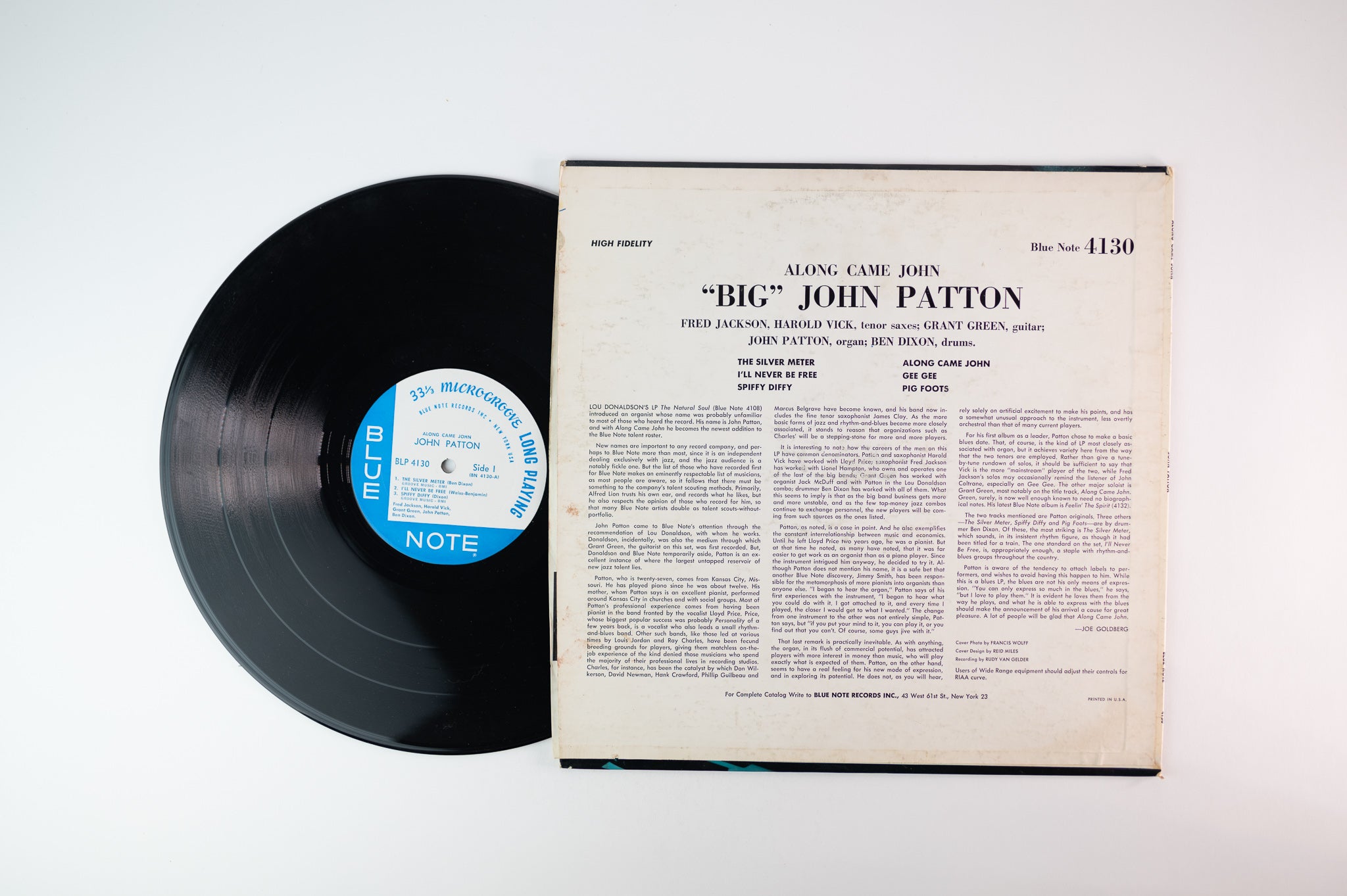 John Patton - Along Came John on Blue Note 4130 NY Mono Not Deep Groove