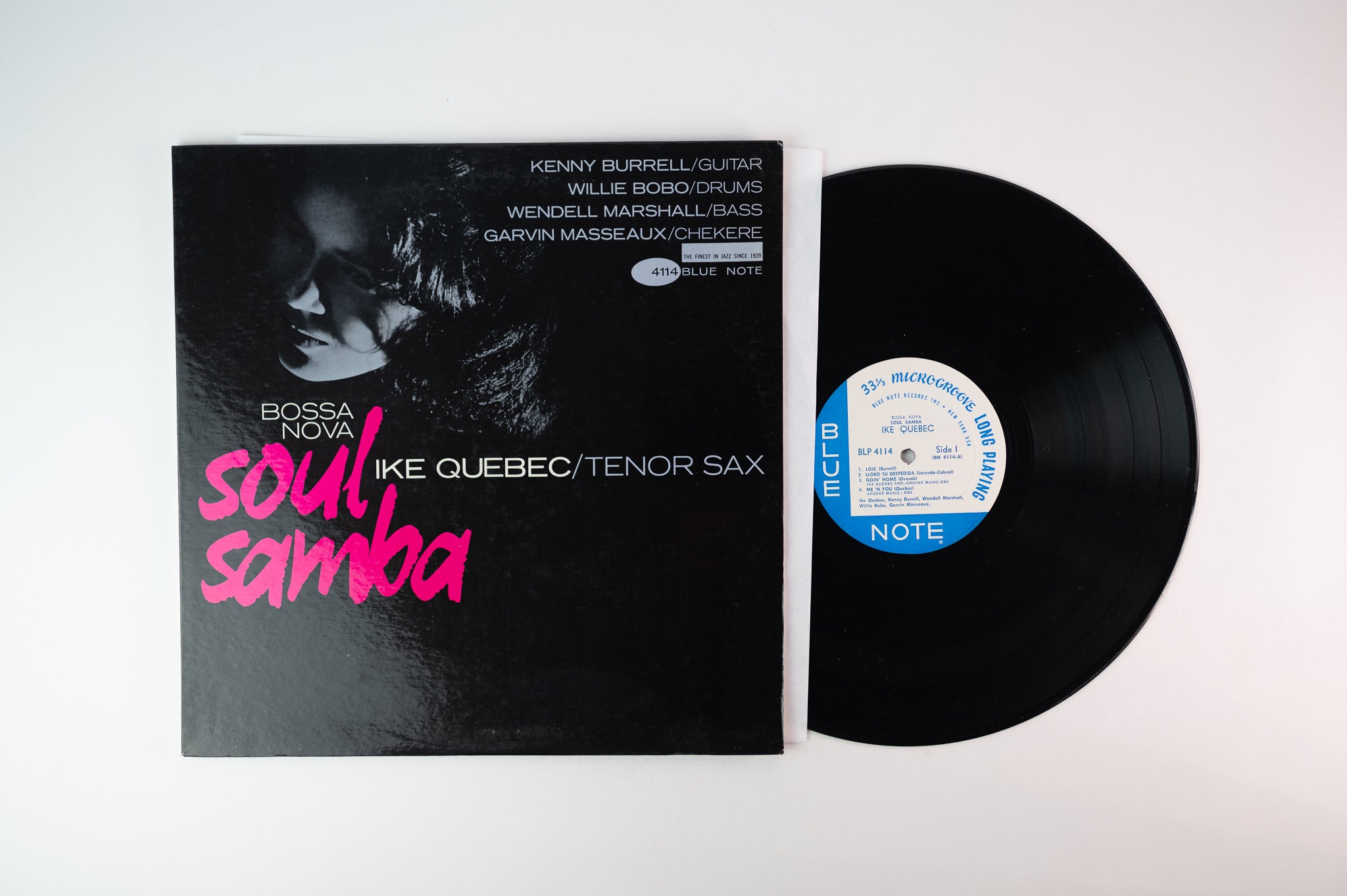 Ike Quebec - Bossa Nova Soul Samba on Blue Note 4114 NY Mono