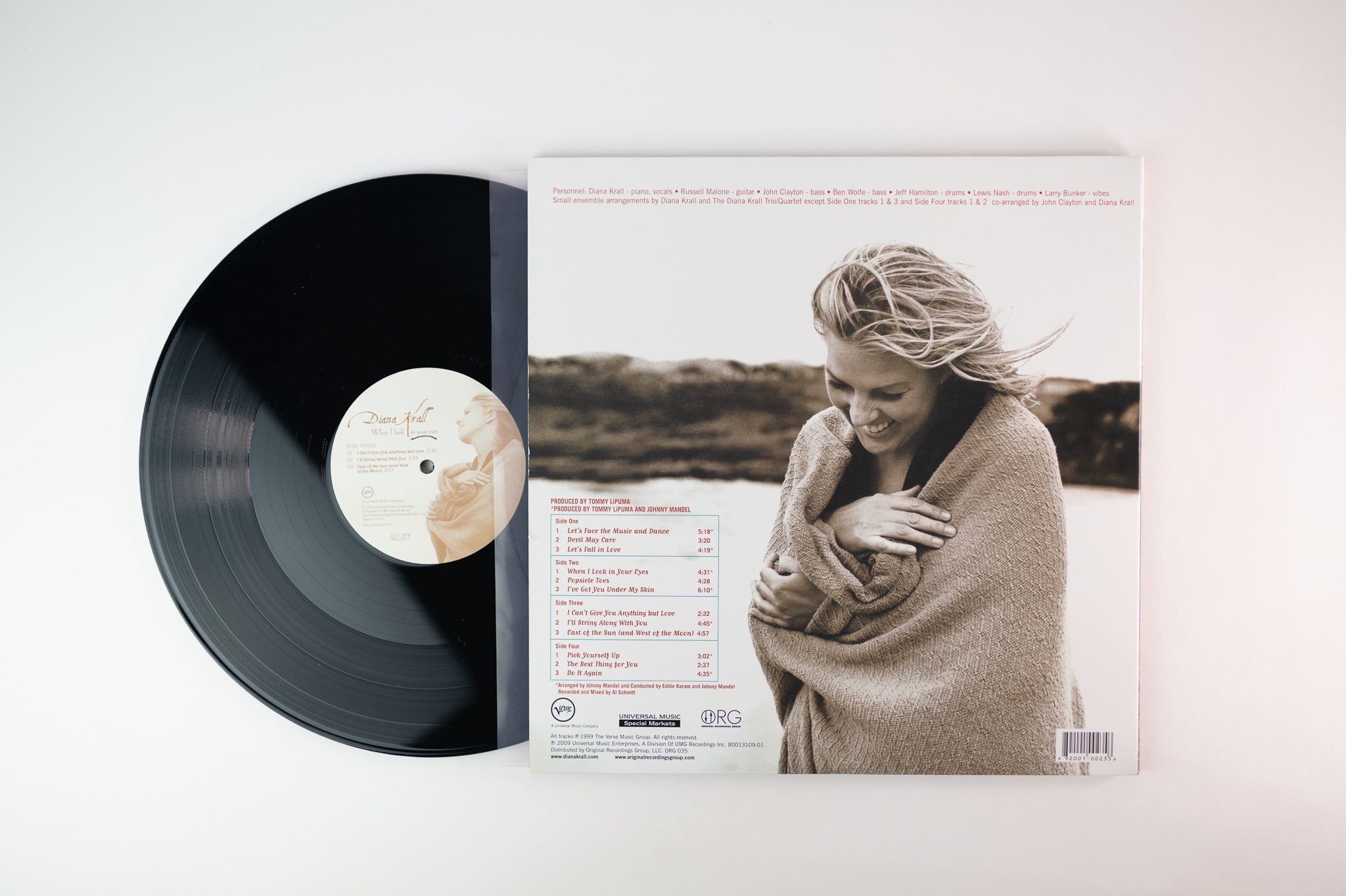 Diana Krall - When I Look In Your Eyes on ORG 180 Gram Reissue