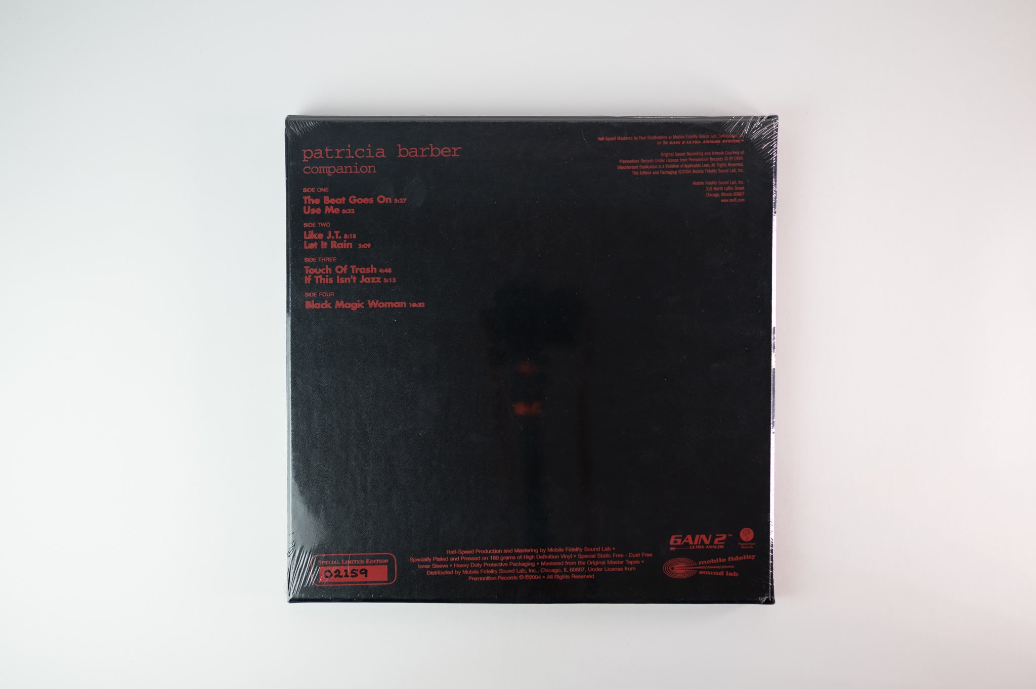Patricia Barber - Companion on Mobile Fidelity Sound Lab Limited Numbered Sealed