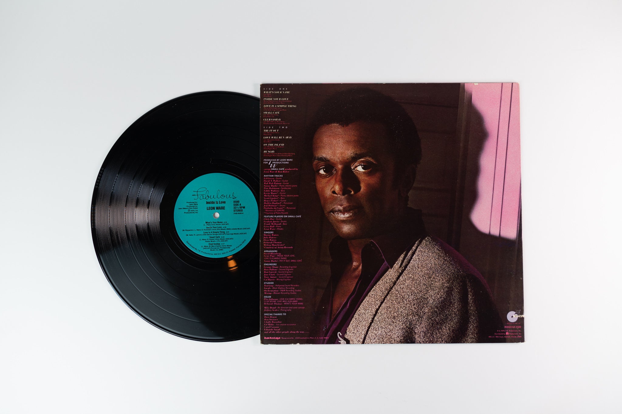 INSIDE IS LOVE LEON WARE リオン・ウェアLPレコード Leon Ware – Inside Is Love – Vinyl (LP, Album, Promo), 1979