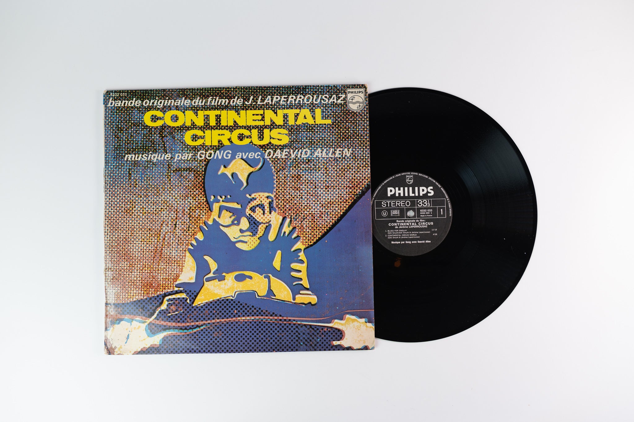 Gong - Continental Circus on Philips French 1st Pressing