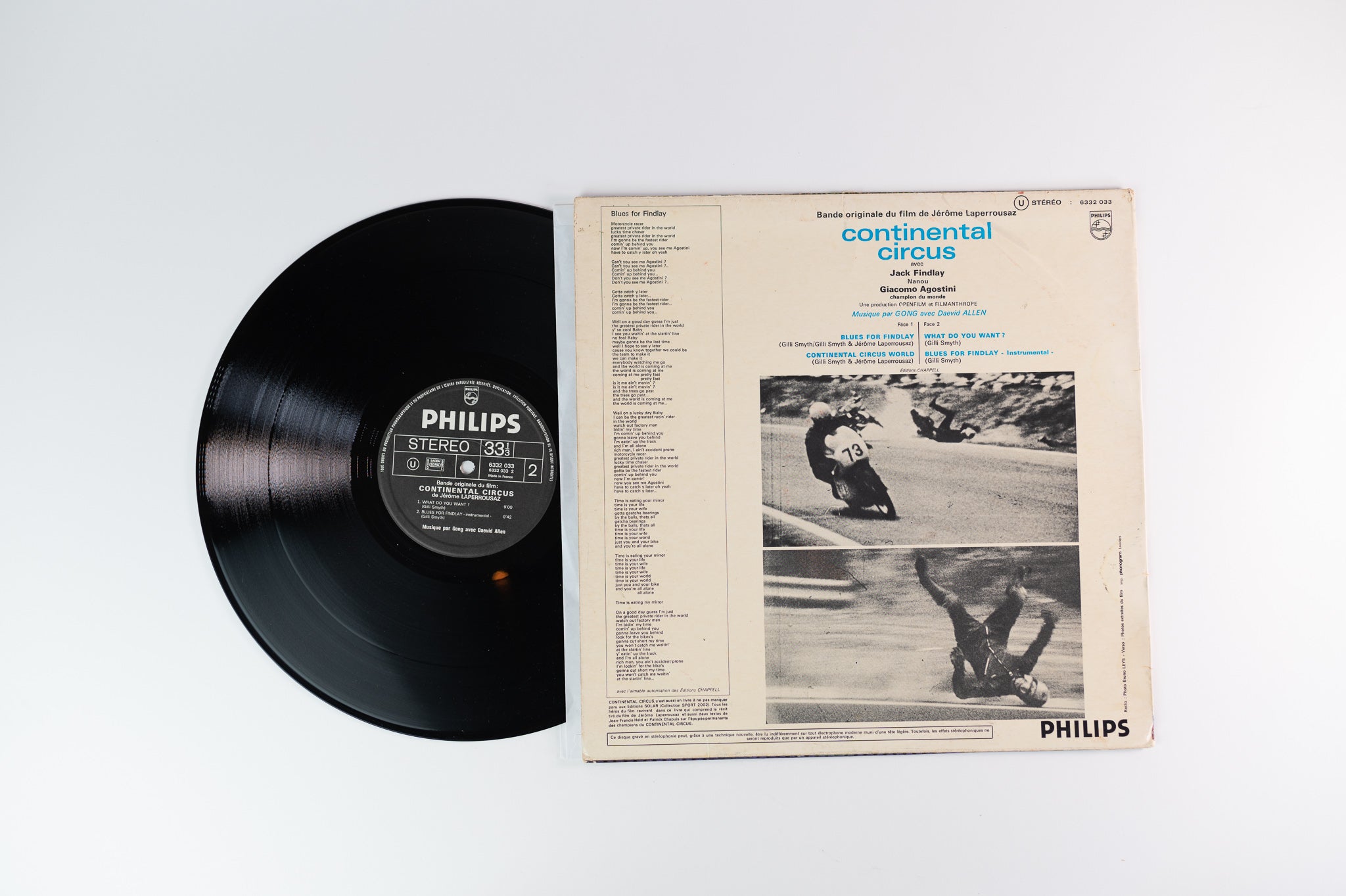 Gong - Continental Circus on Philips French 1st Pressing