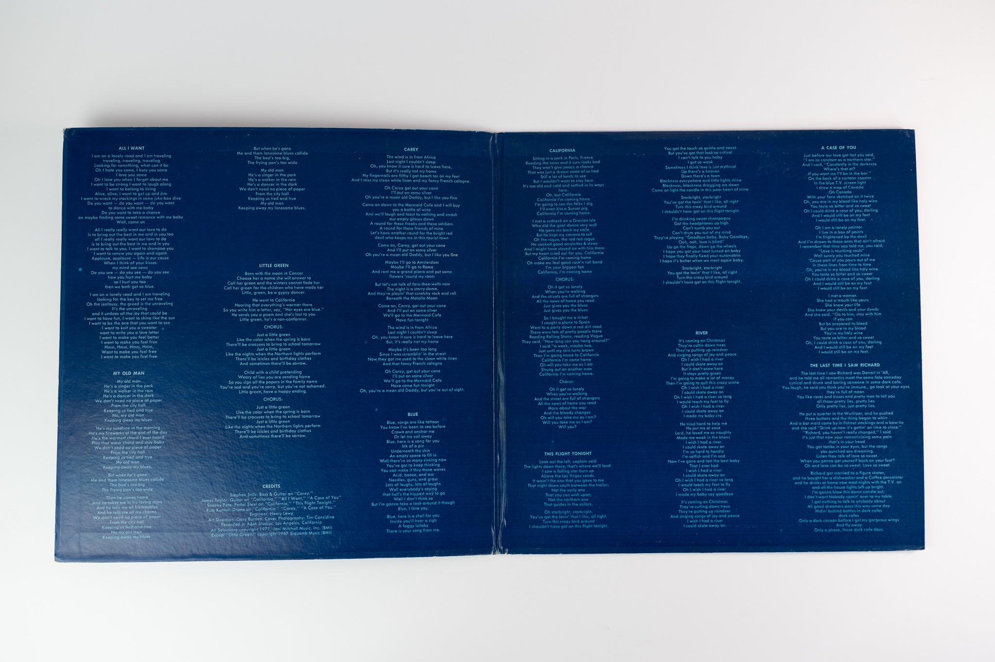 Joni Mitchell - Blue on Reprise