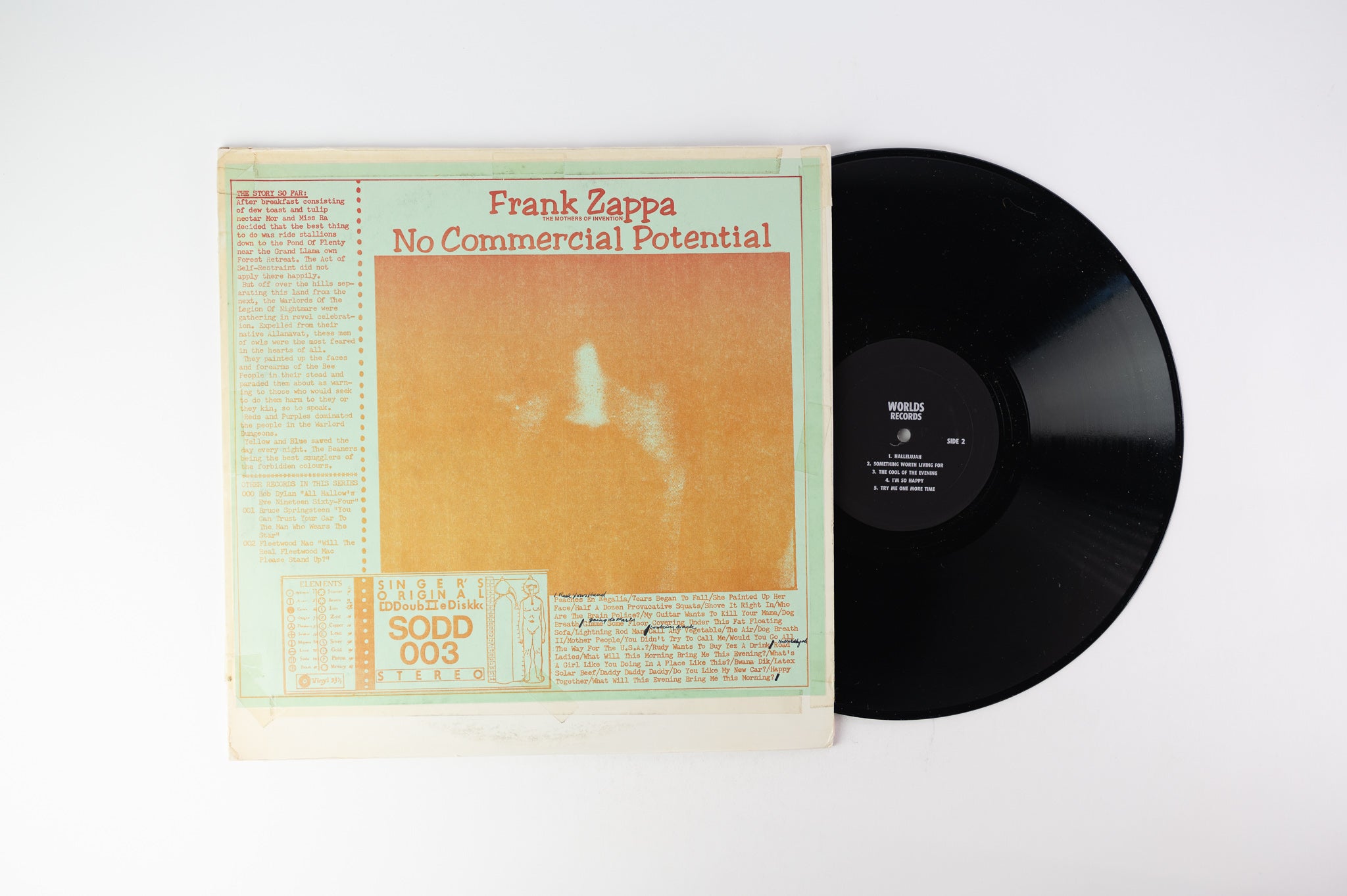 Frank Zappa The Mothers Of Invention  - No Commercial Potential on World Records