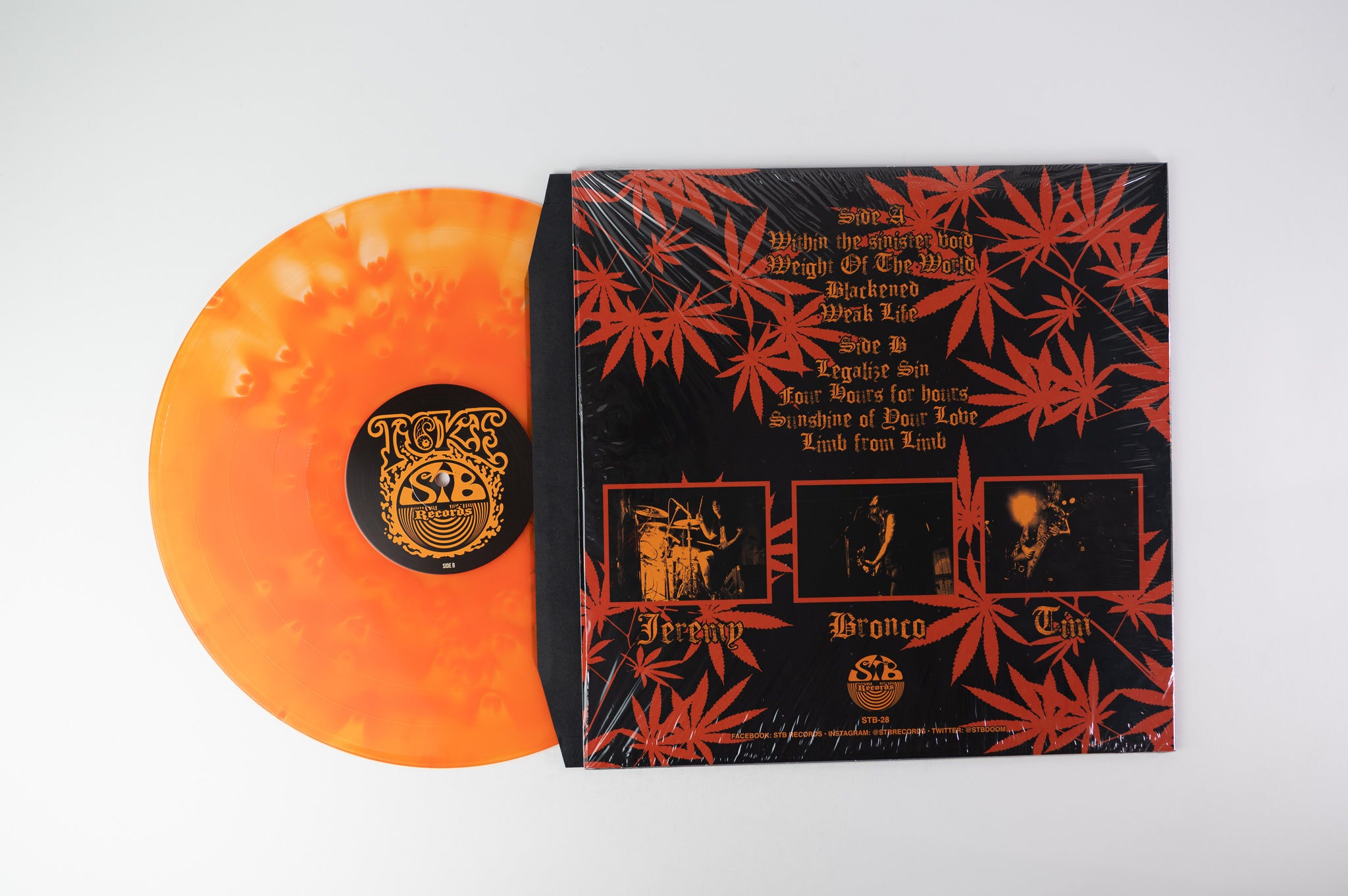 Toke - (Orange) on STB Limited Edition 2017 Reissue Orange Dream Vinyl with Bonus Tracks