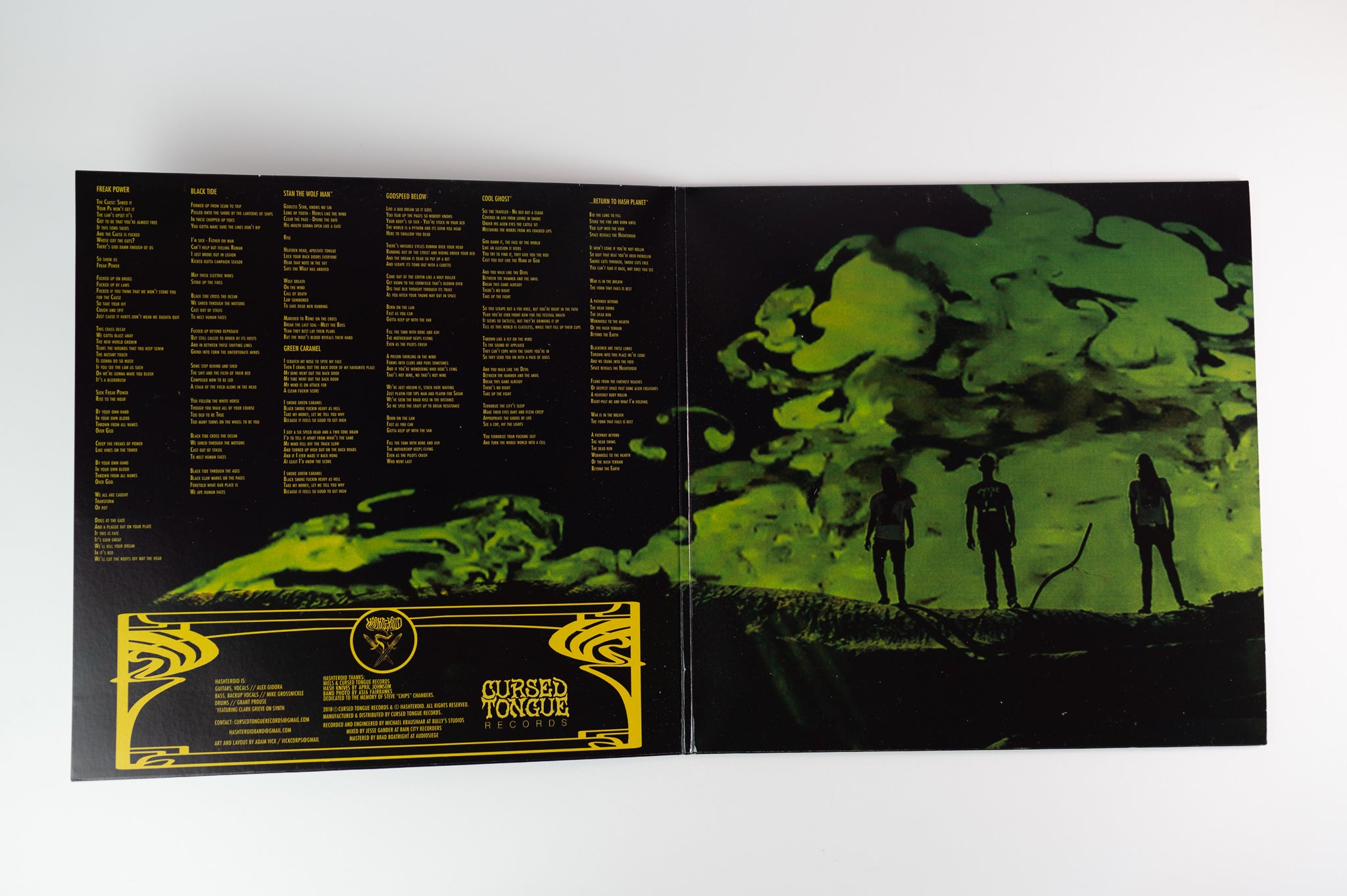 Hashteroid - Hashteroid on Cursed Tongue Limited Yellow Vinyl