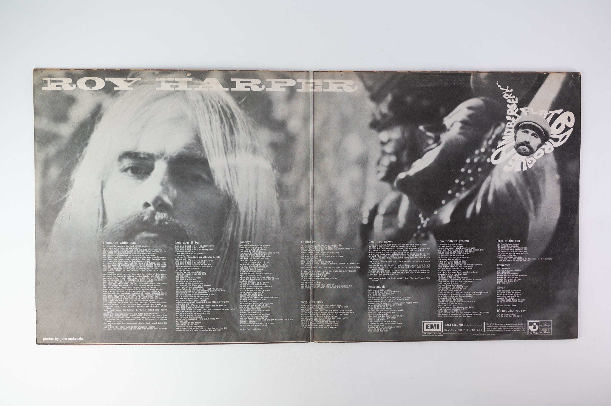 Roy Harper - Flat Baroque And Berserk on Harvest UK Press