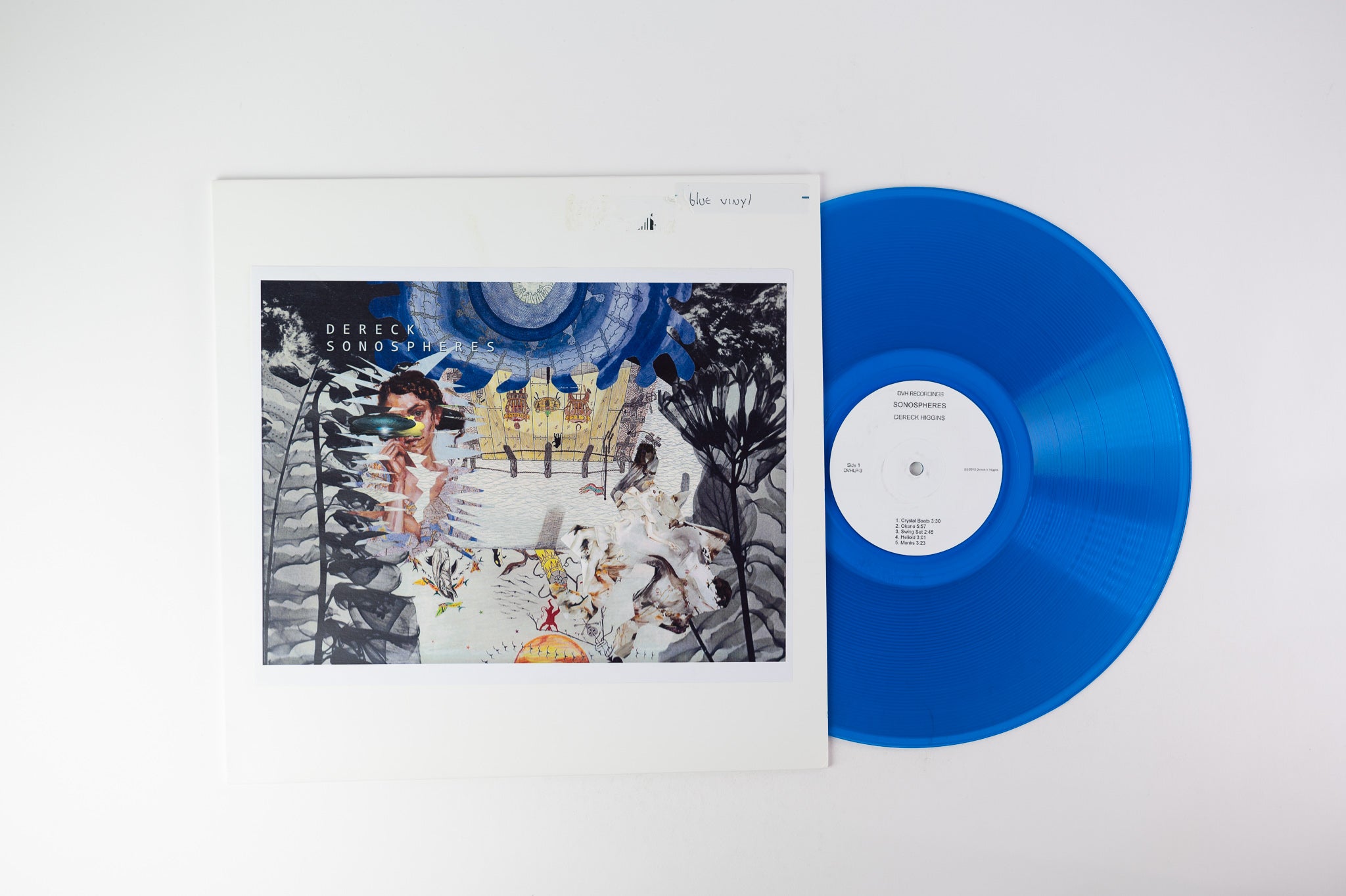 Dereck Higgins - Sonospheres on DVH Limited Blue Translucent Vinyl