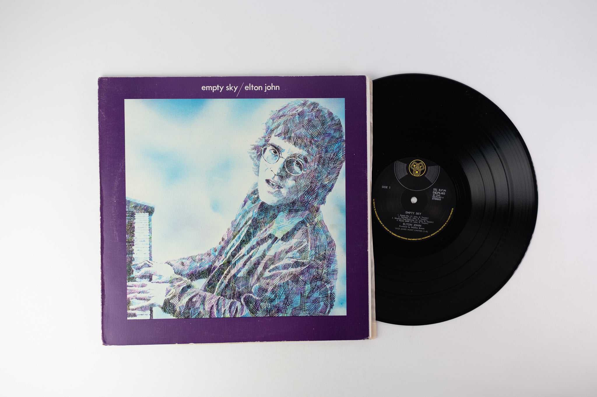 Elton John - Empty Sky on DJM UK Pressing