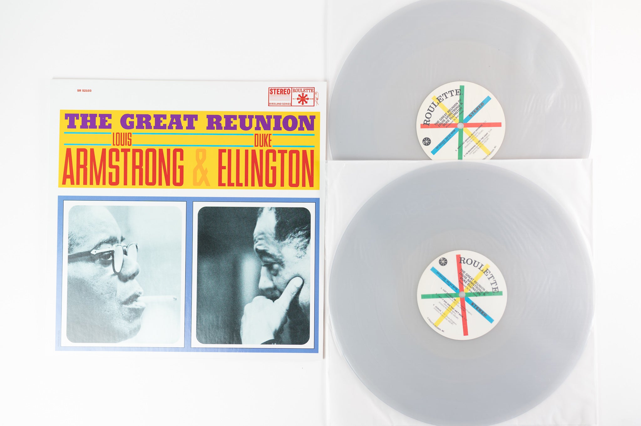 Louis Armstrong - The Great Reunion Classic Records 200 Gram Clear Vinyl Box Set