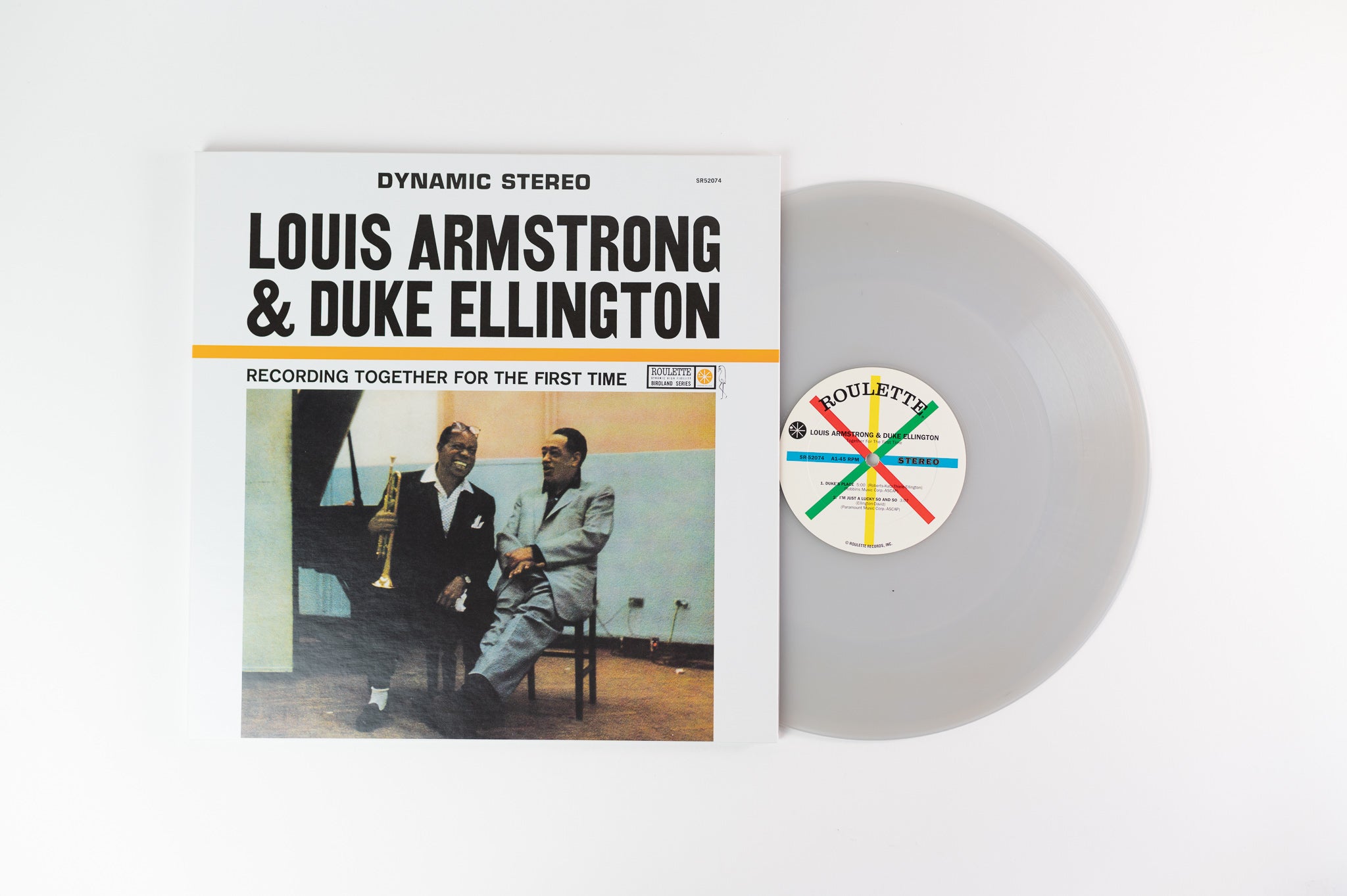 Louis Armstrong & Duke Ellington - Recording Together For The First Time Classic Records Clear Vinyl 200 Gram Reissue