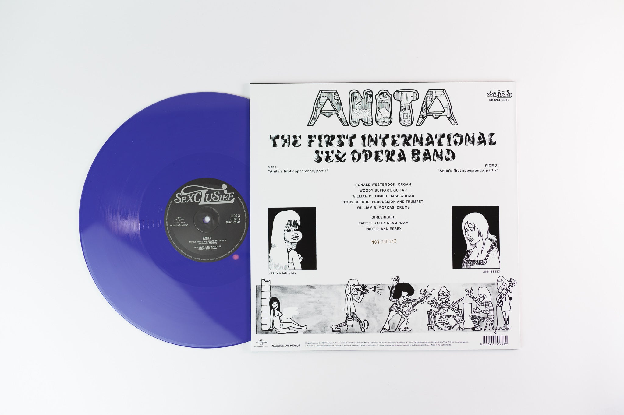 The First International Sex Opera Band - Anita on Music on Viny Sexclusief Limited Purple Vinyl