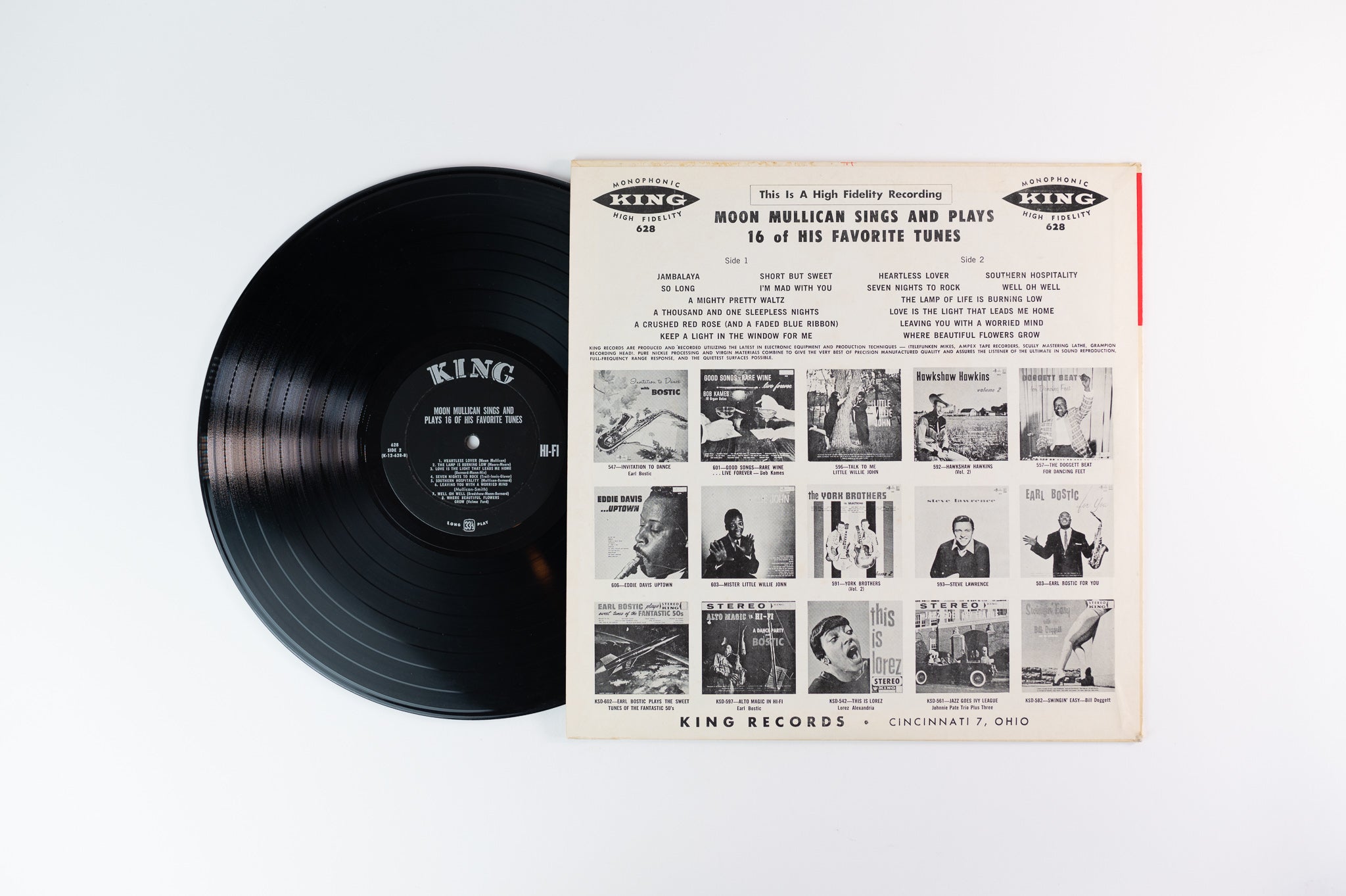 Moon Mullican - Moon Mullican Sings And Plays 16 Of His Favorite Tunes on King
