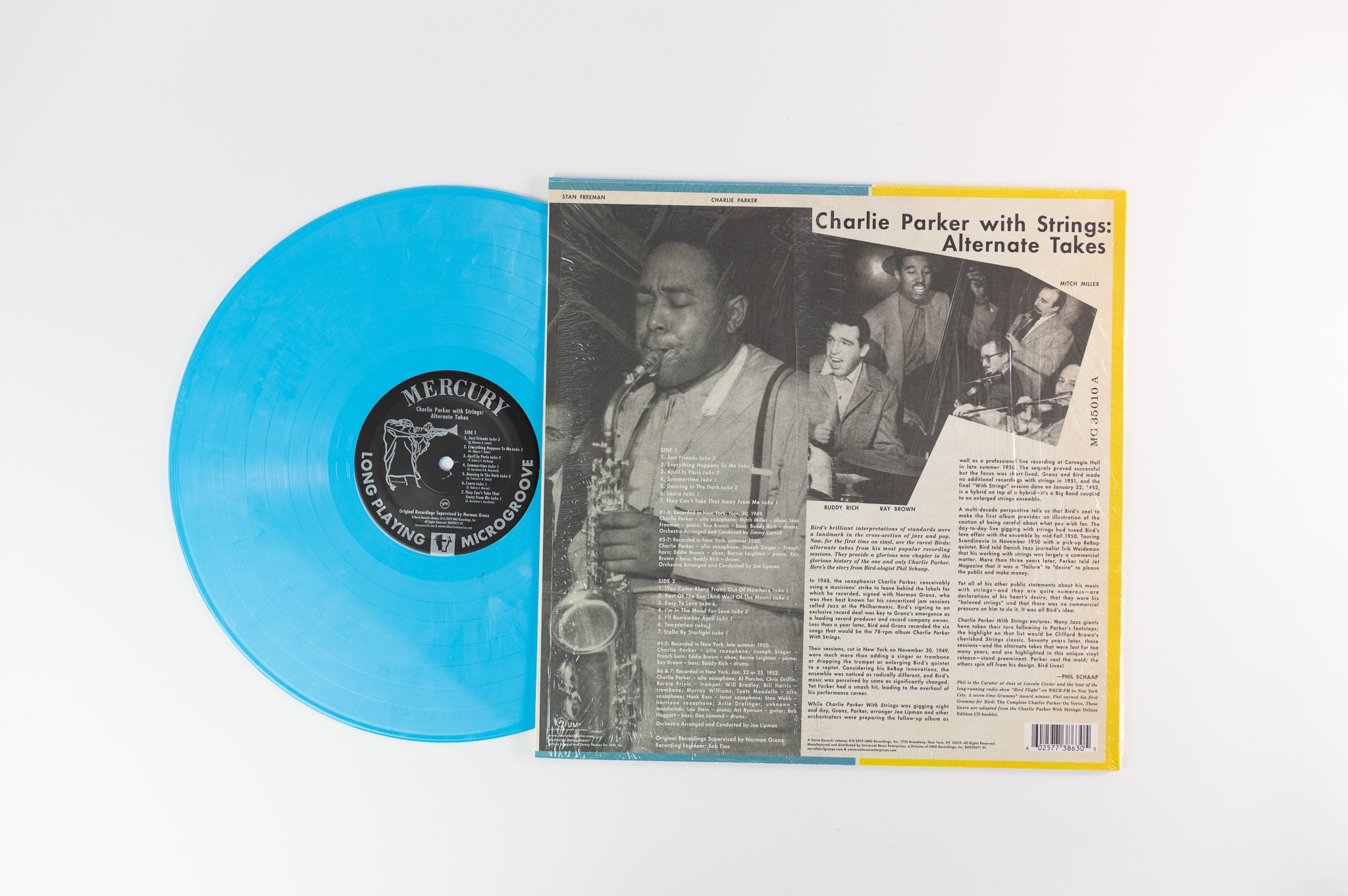 Charlie Parker With Strings - Alternate Takes on Verve RSD Blue Vinyl