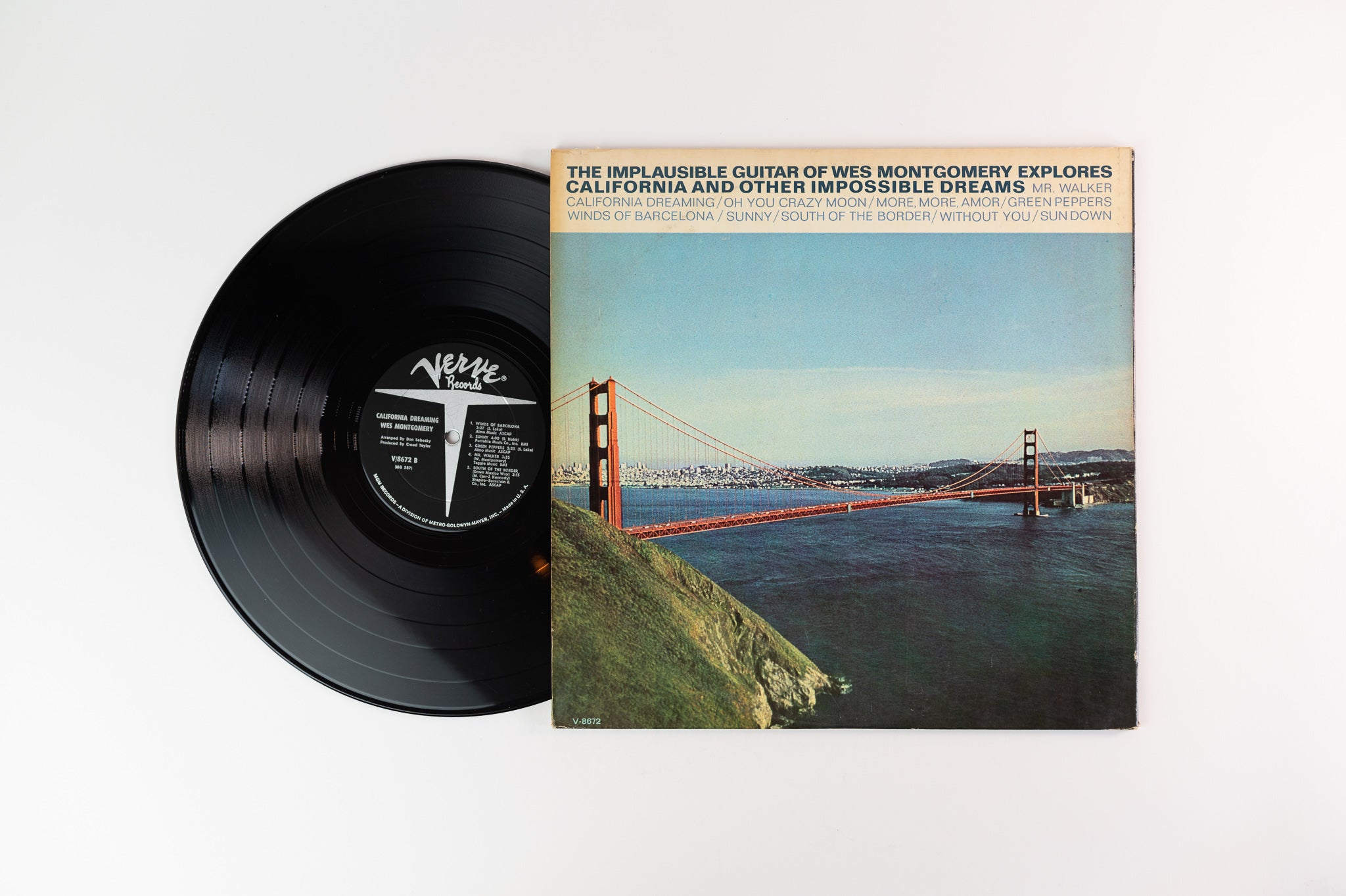 Wes Montgomery - California Dreaming on Verve V-8672 Mono