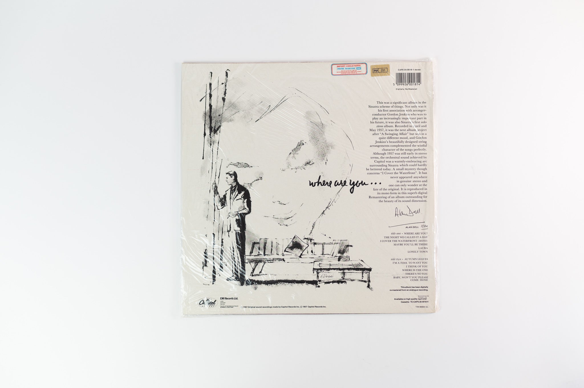 Frank Sinatra - Where Are You? on Capitol UK Remastered Reissue