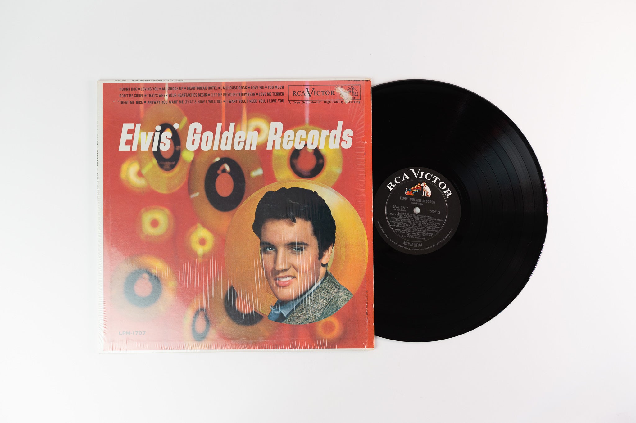 Elvis Presley - Elvis' Golden Records on RCA Mono LPM-1707 Repress