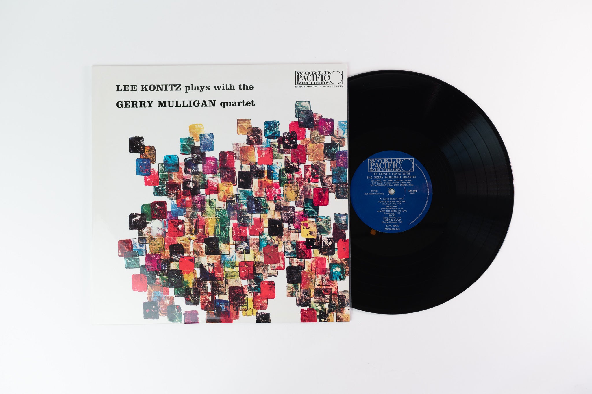 Lee Konitz - Lee Konitz Plays With The Gerry Mulligan Quartet on World Pacific Tone Poet Series Reissue